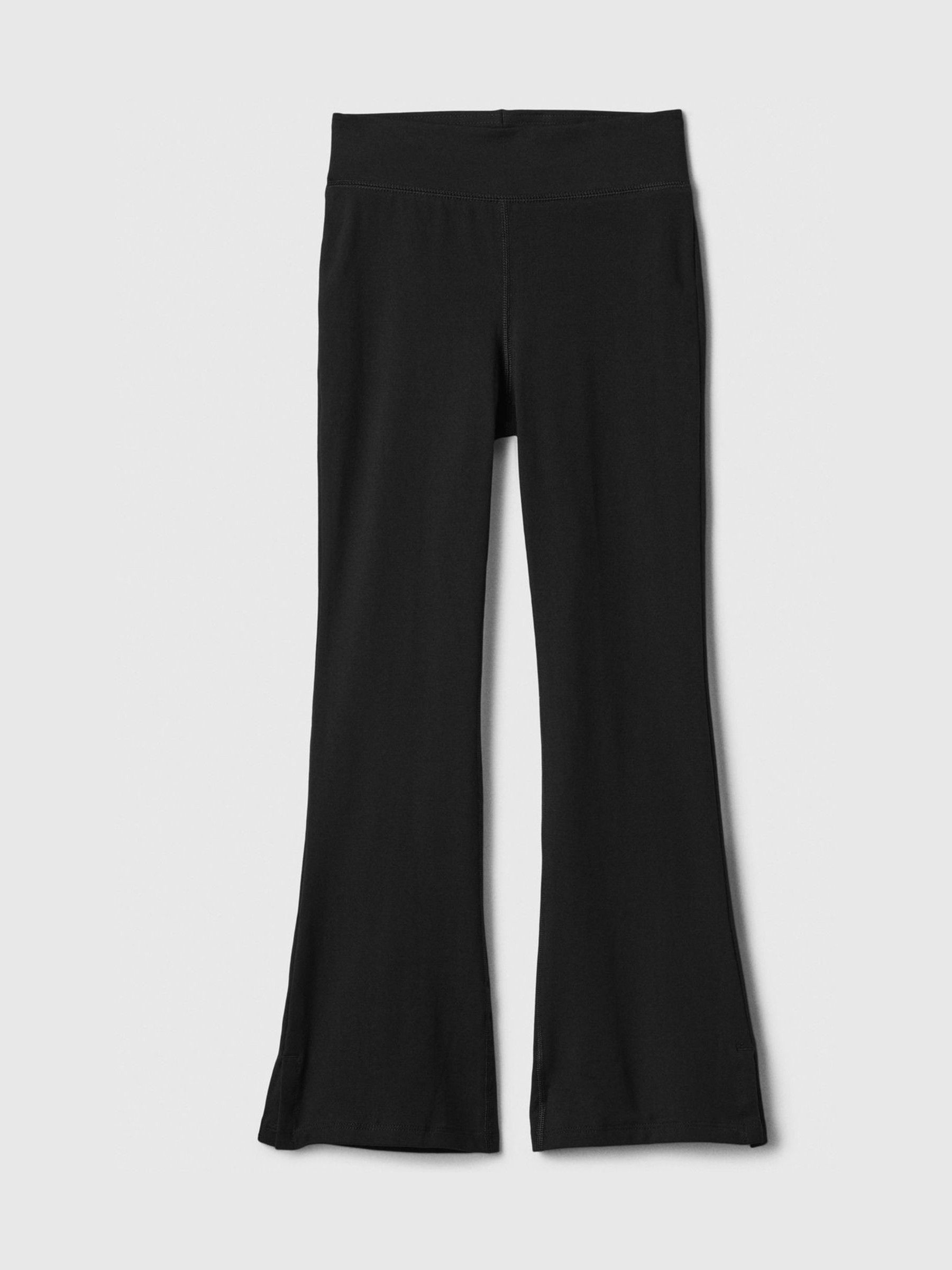 Black Stretch Jersey Flare Leggings (4-13yrs) - Image 1 of 2