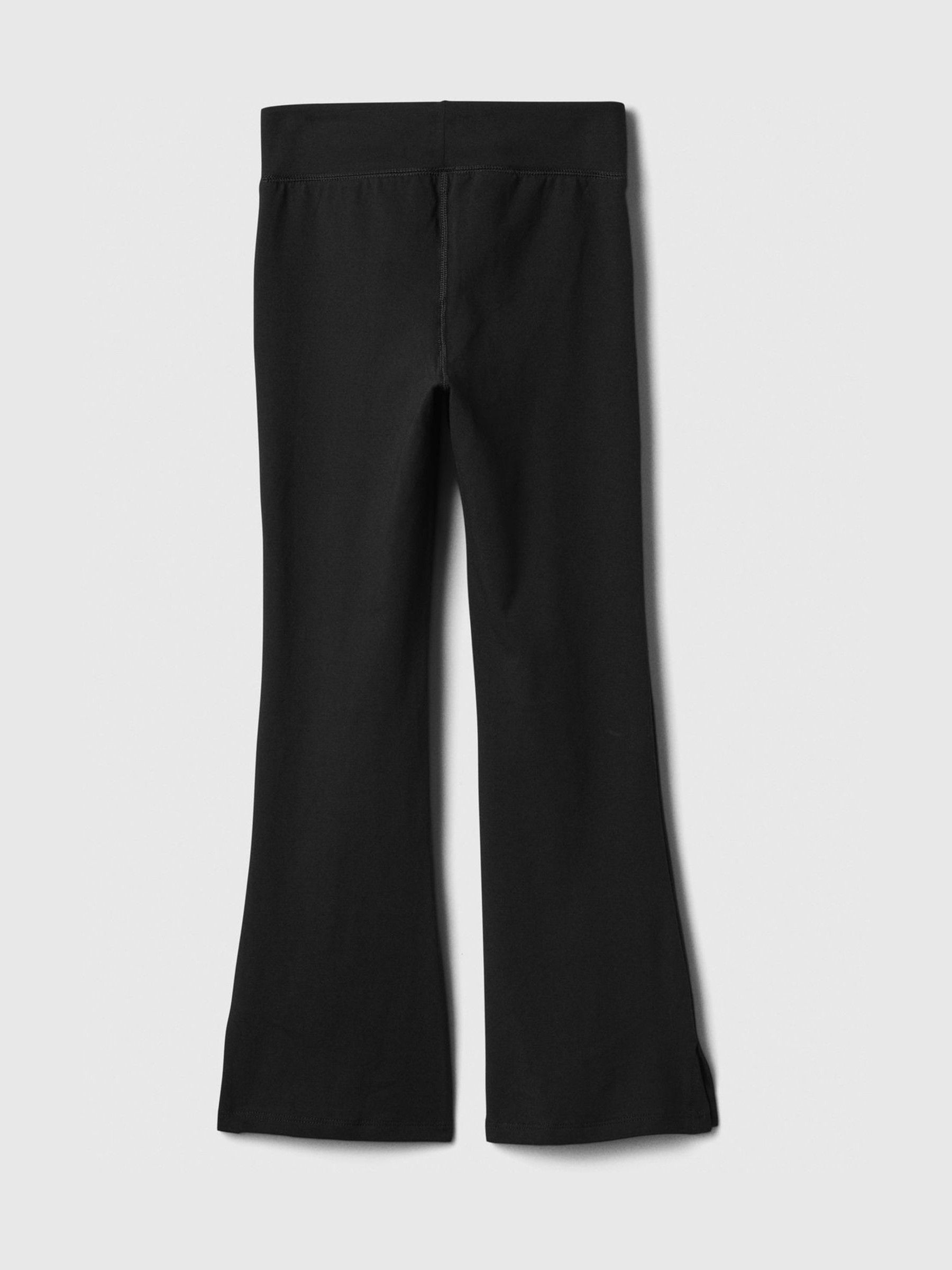 Black Stretch Jersey Flare Leggings (4-13yrs) - Image 2 of 2