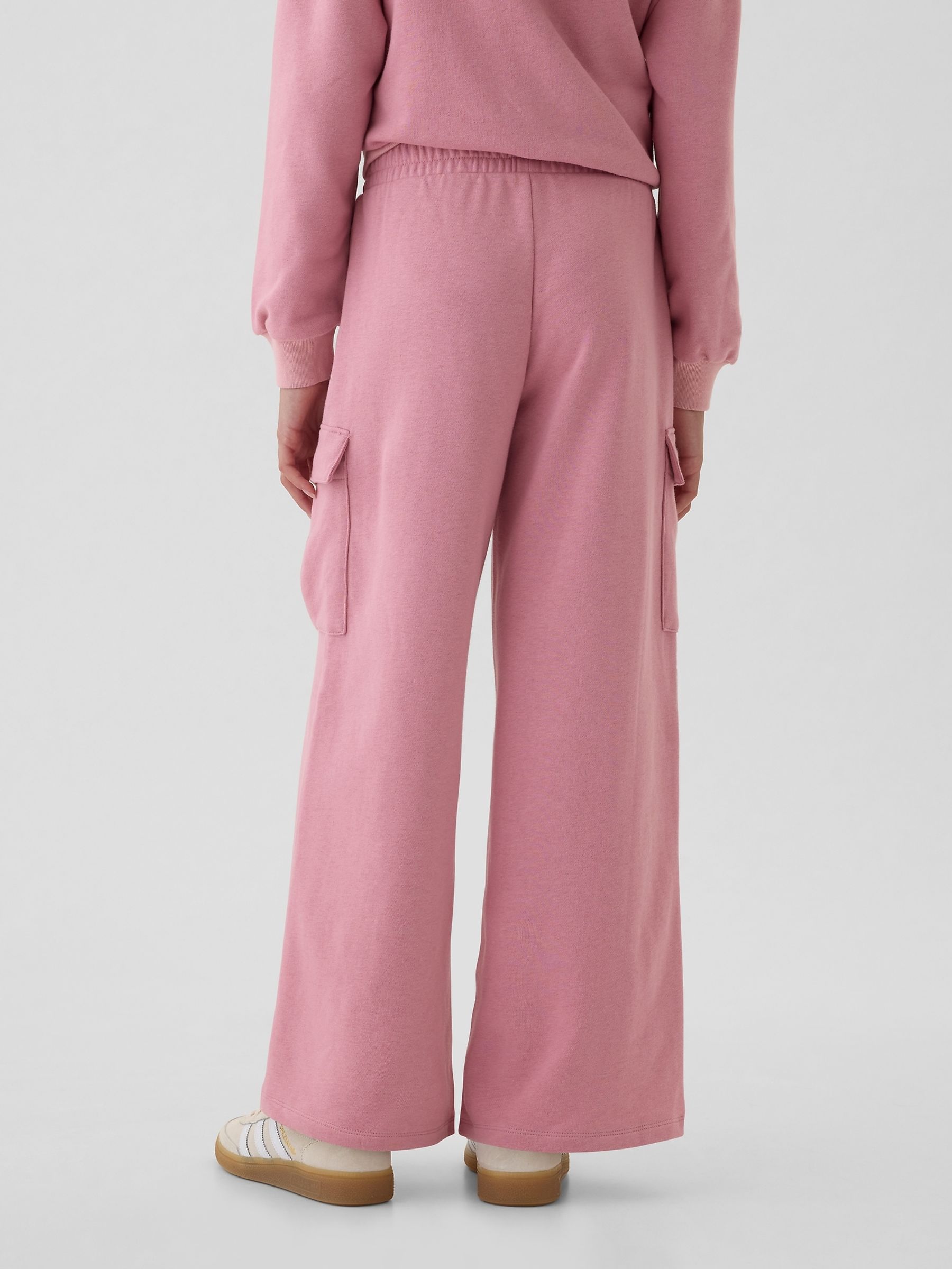 Pink Vintage Soft Seamed Cargo Joggers (4-13yrs) - Image 3 of 5