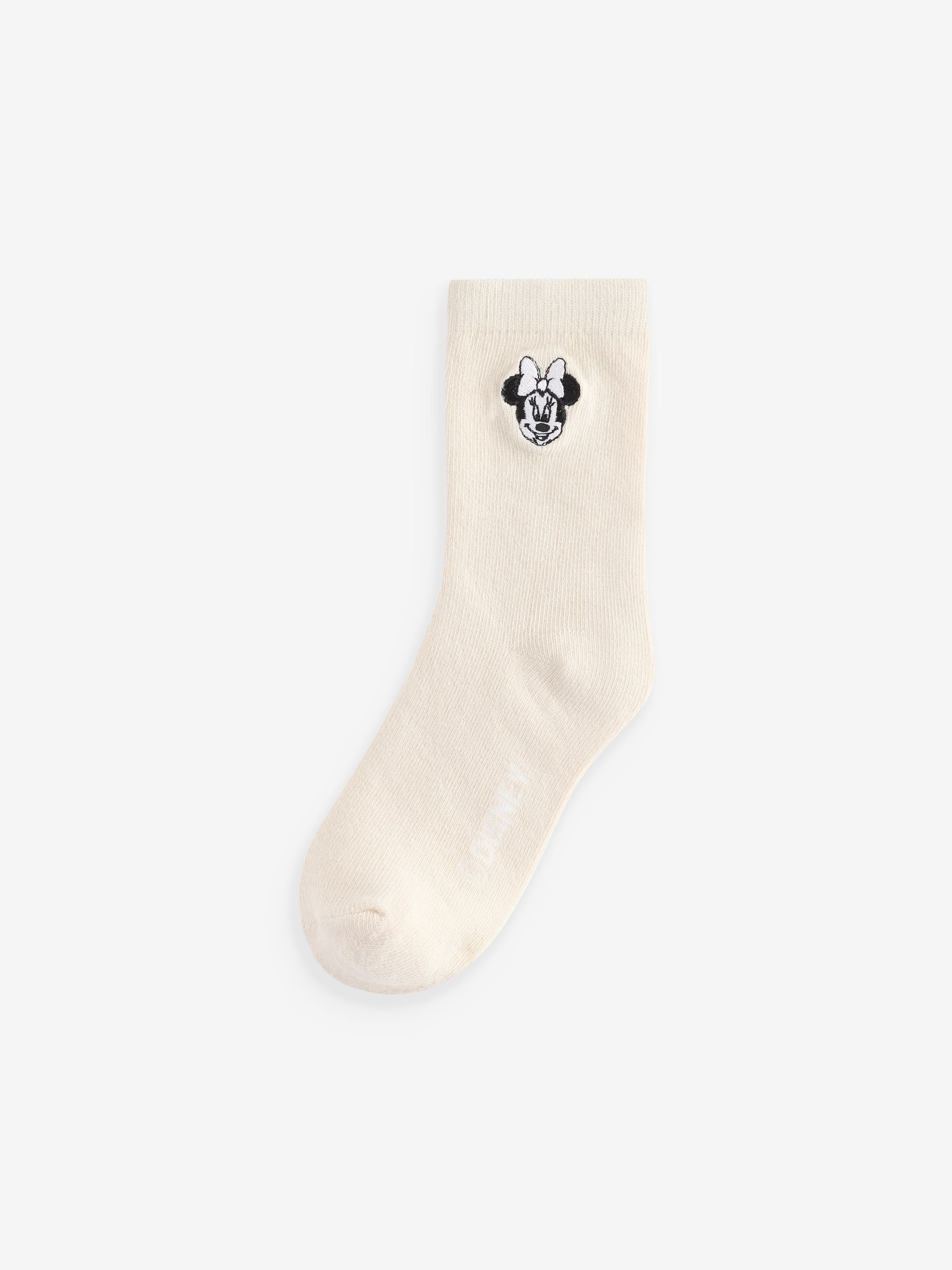 Pink Kids 4 Pack Disney Minnie Mouse Crew Socks - Image 4 of 5