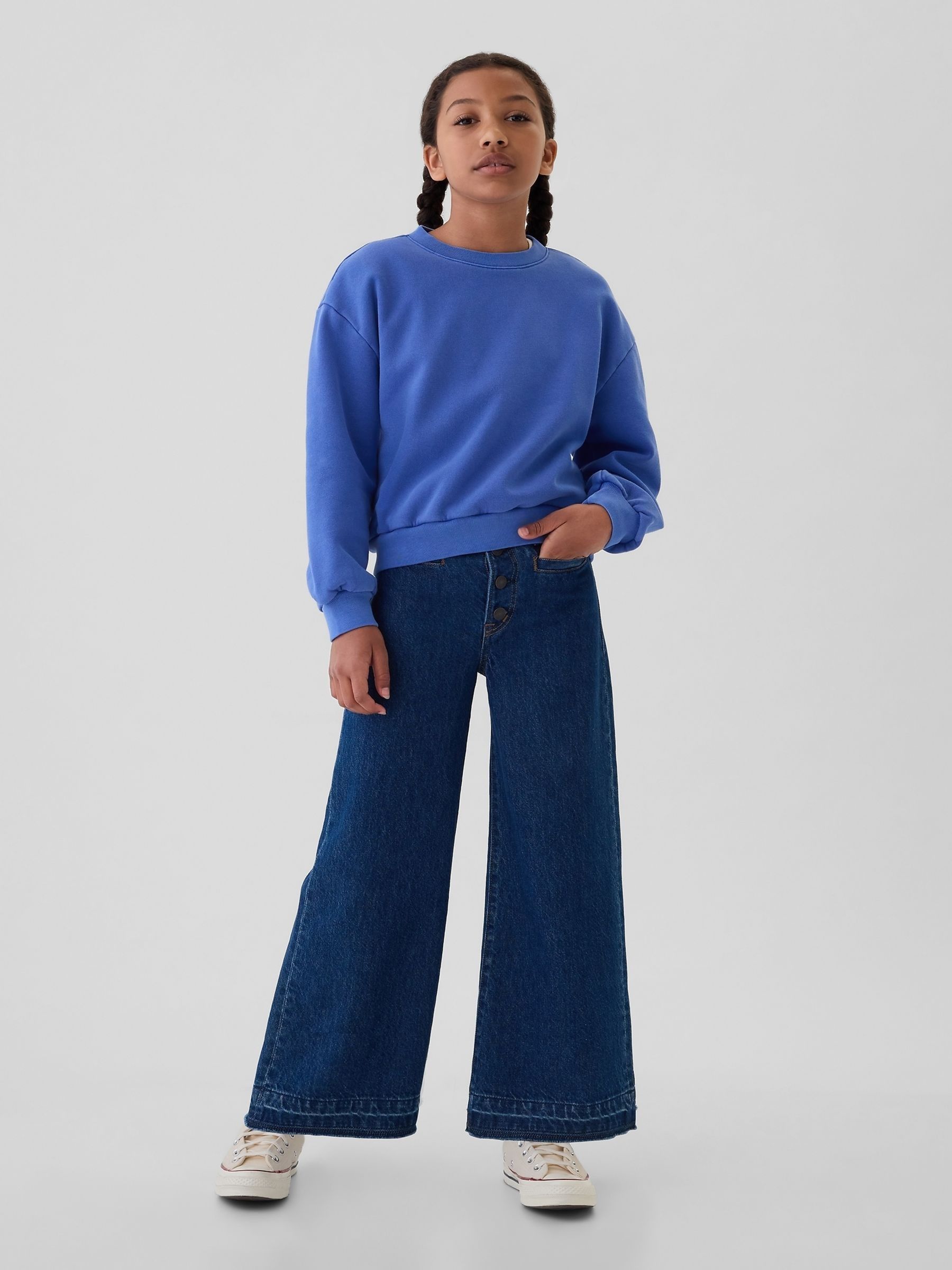 Blue Vintage Soft Jumper (4-13yrs) - Image 3 of 5