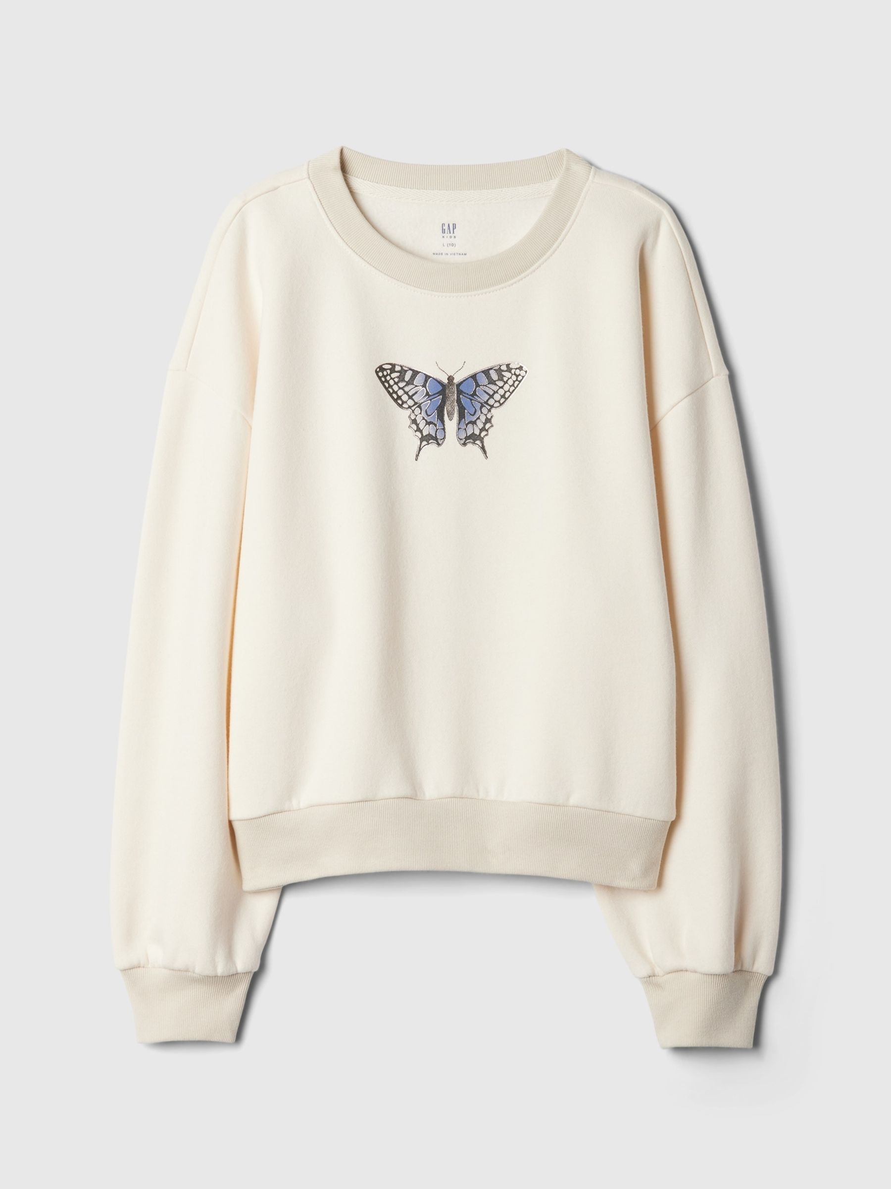 Cream Butterfly Vintage Soft Jumper (4-13yrs) - Image 4 of 5