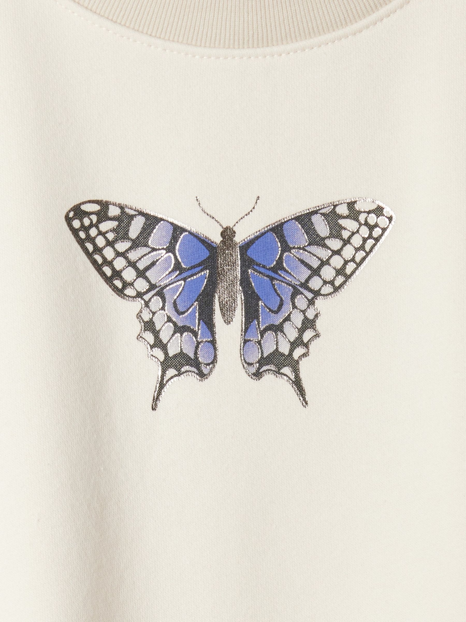 Cream Butterfly Vintage Soft Jumper (4-13yrs) - Image 5 of 5