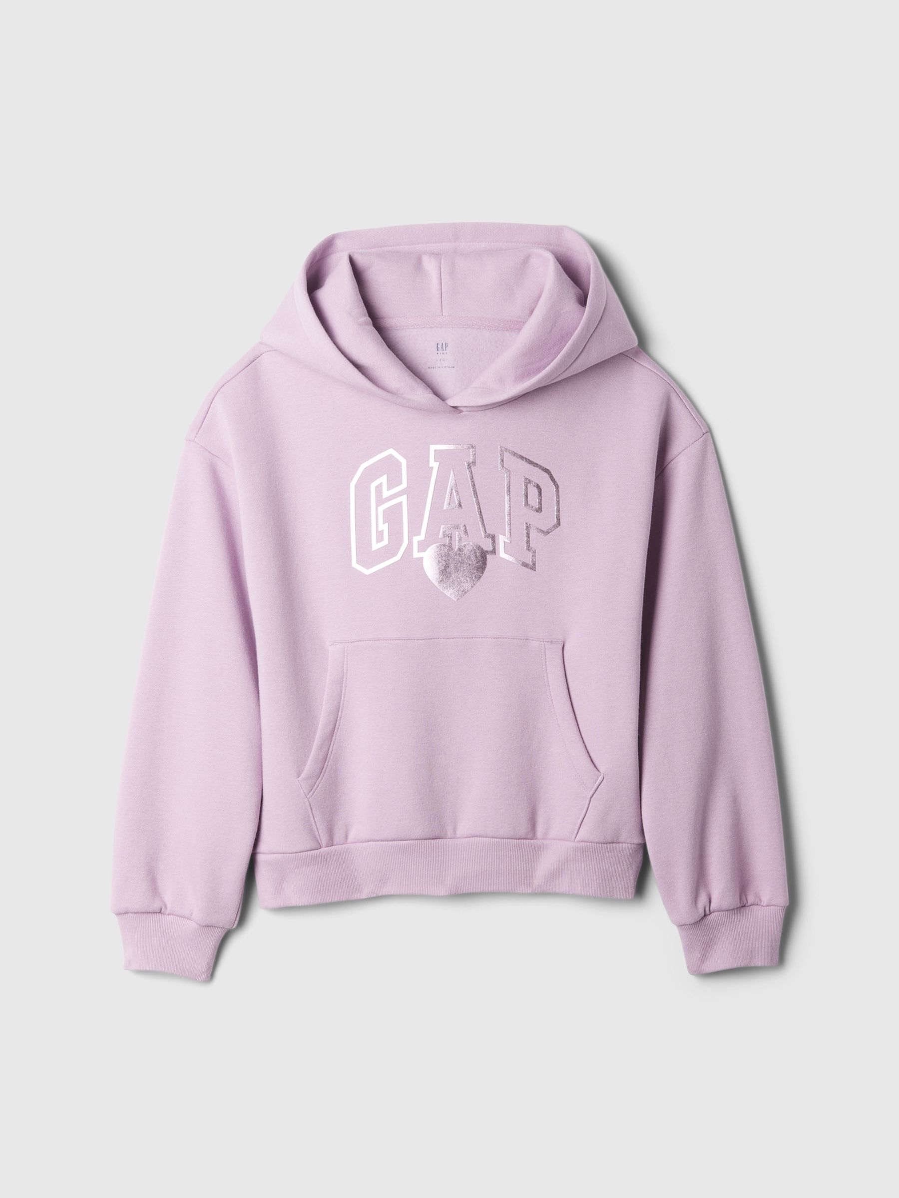 Purple Logo Graphic Hoodie (4-13yrs) - Image 4 of 5