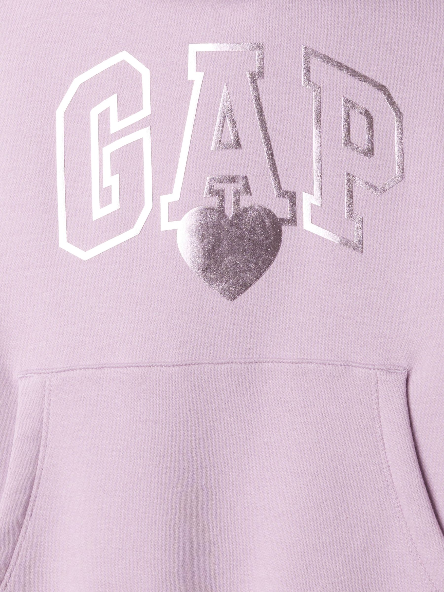 Purple Logo Graphic Hoodie (4-13yrs) - Image 5 of 5