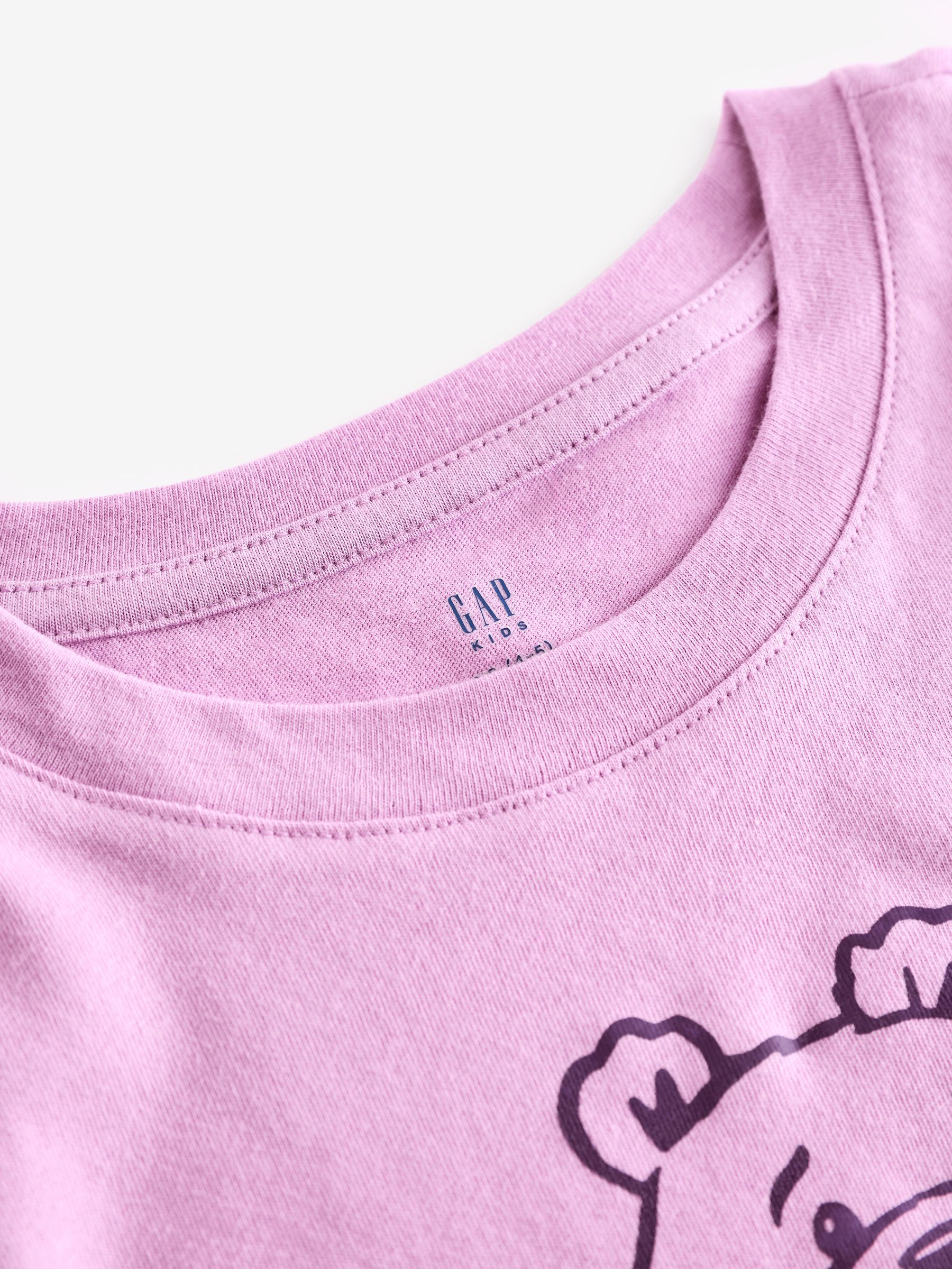 Purple Brannan Bear Graphic T-Shirt (4-13yrs) - Image 3 of 4