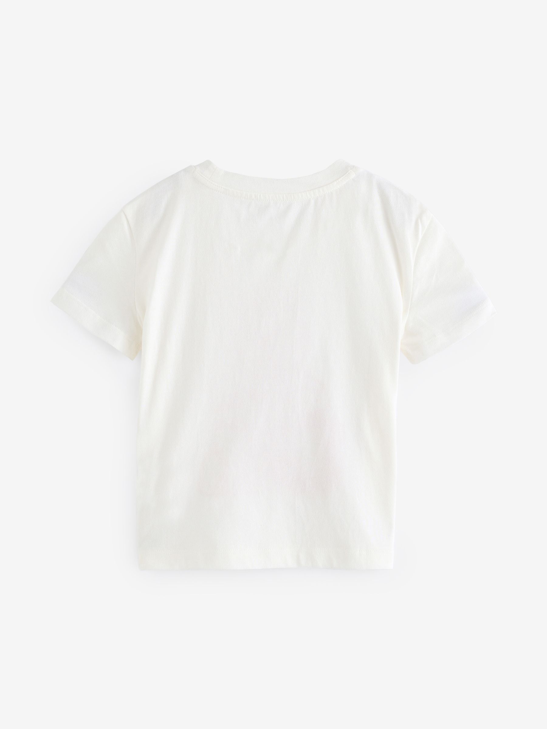 White Brannan Bear Logo T-Shirt (4-13yrs) - Image 2 of 4