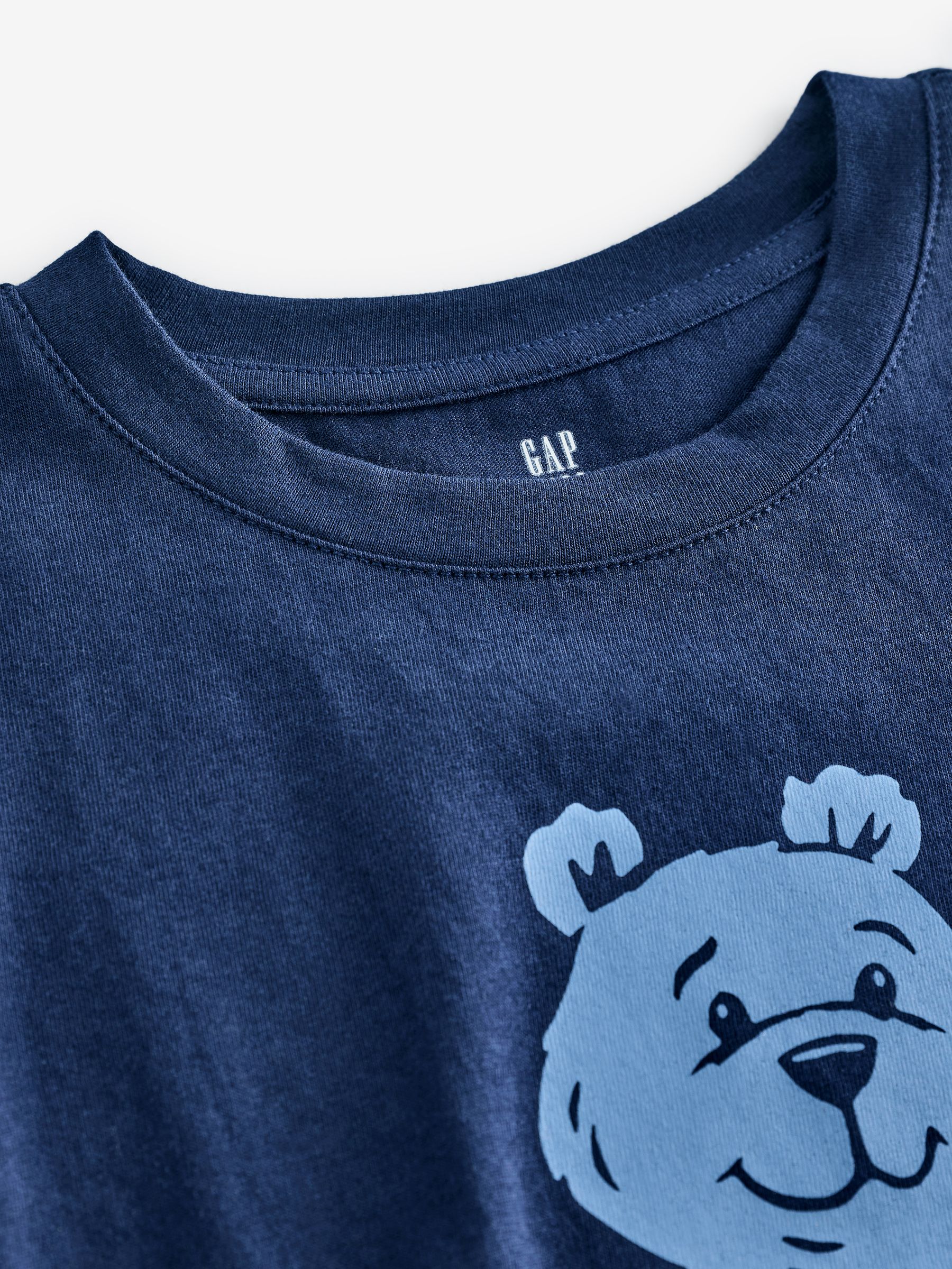 Blue Brannan Bear Logo T-Shirt (4-13yrs) - Image 3 of 4