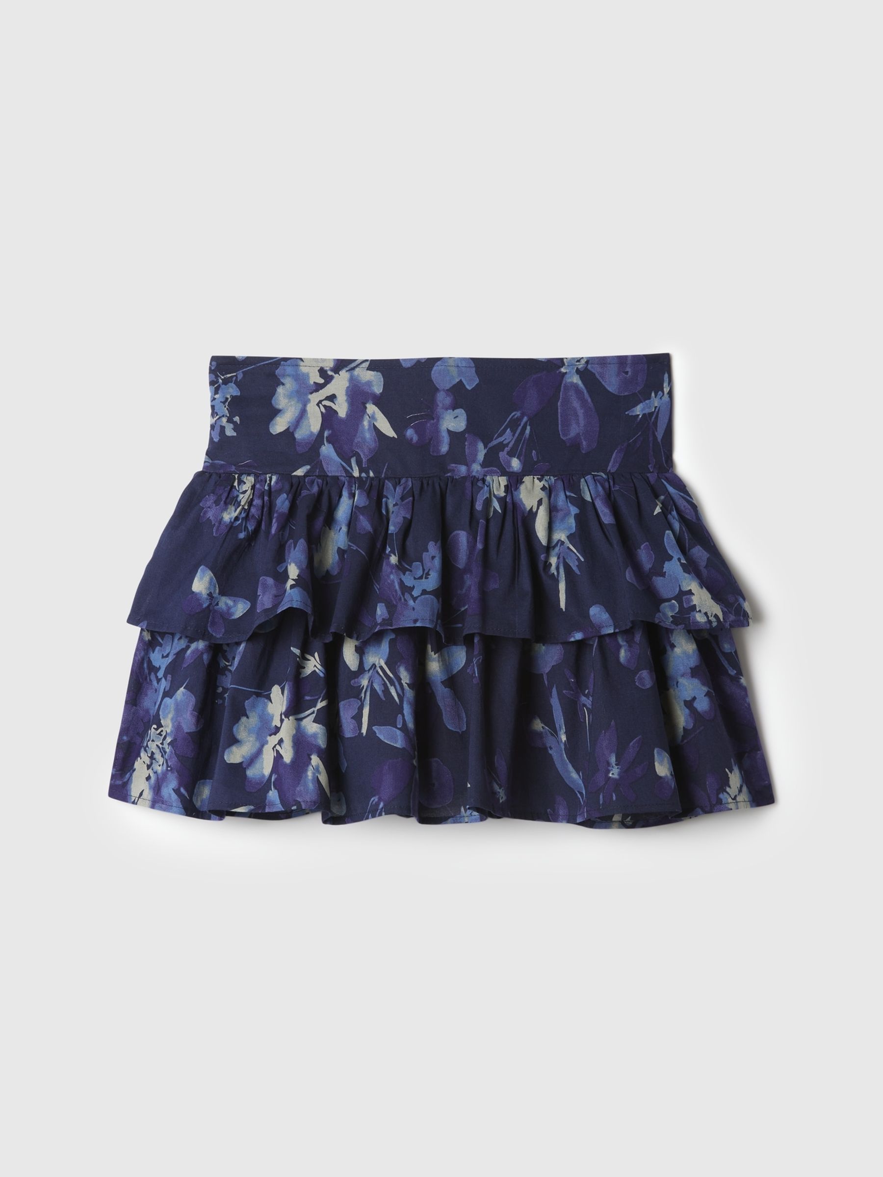 Blue Floral Ruffle Skort (4-13yrs) - Image 3 of 3