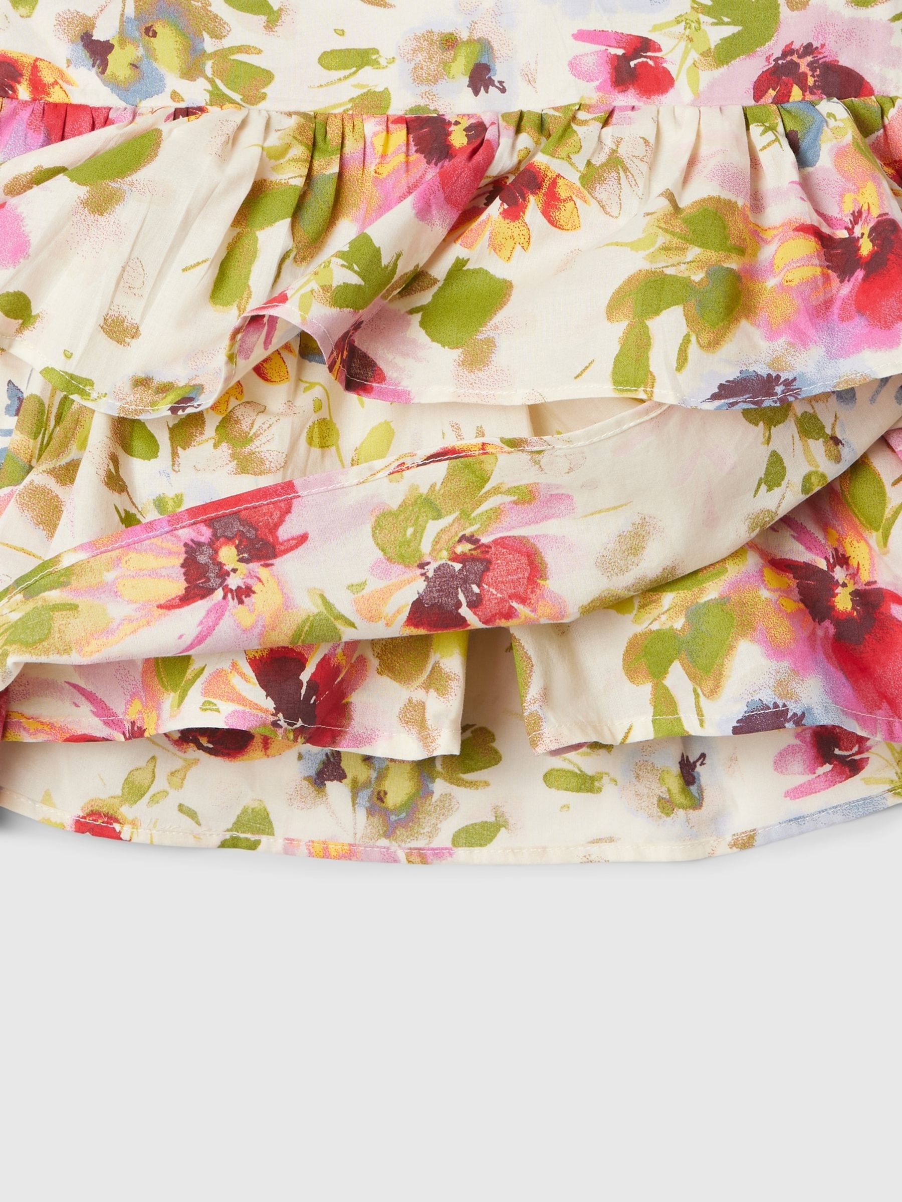 Pink Floral Ruffle Skort (4-13yrs) - Image 4 of 4