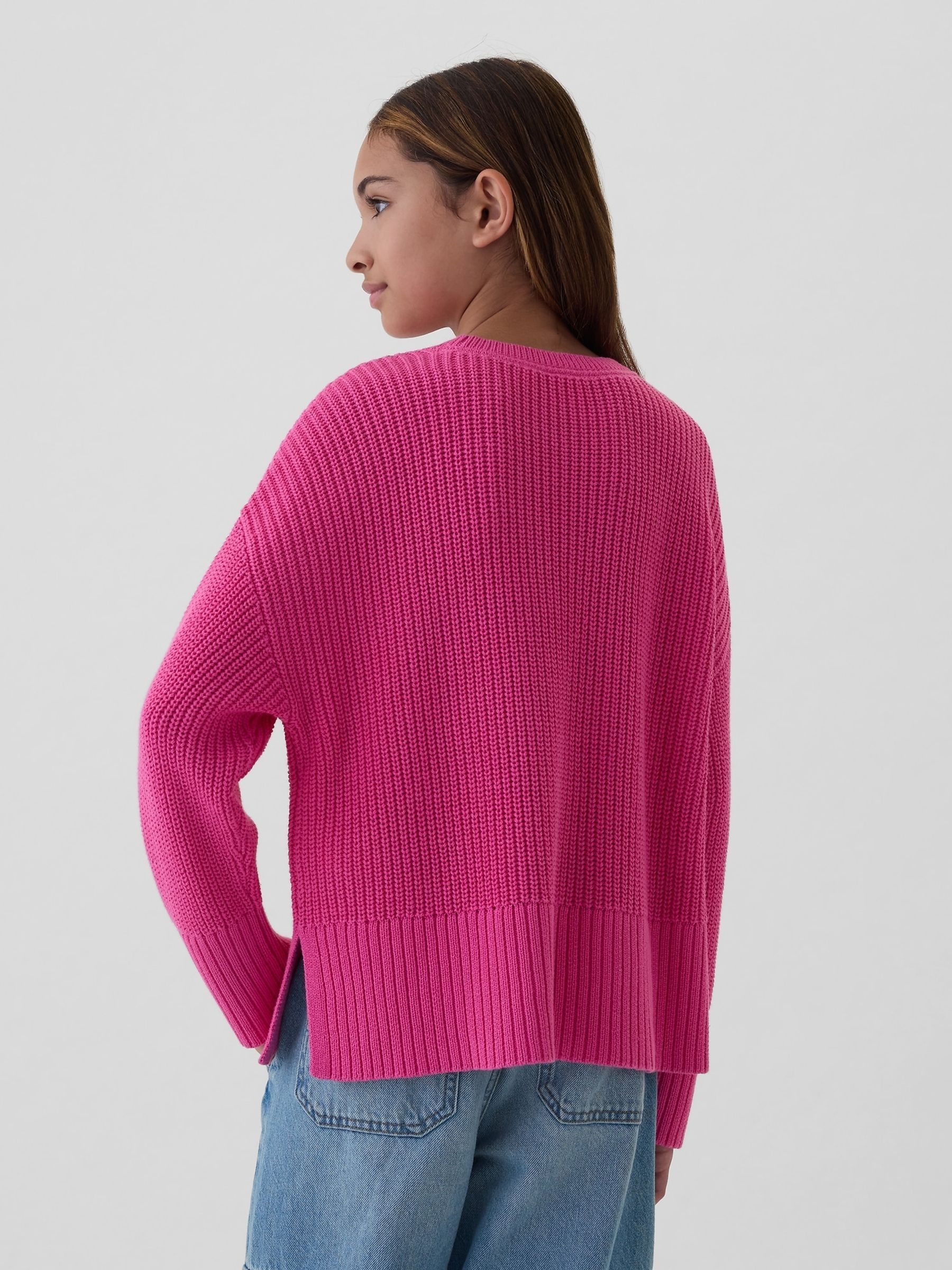 Pink Oversized Jumper (4-13yrs) - Image 2 of 4