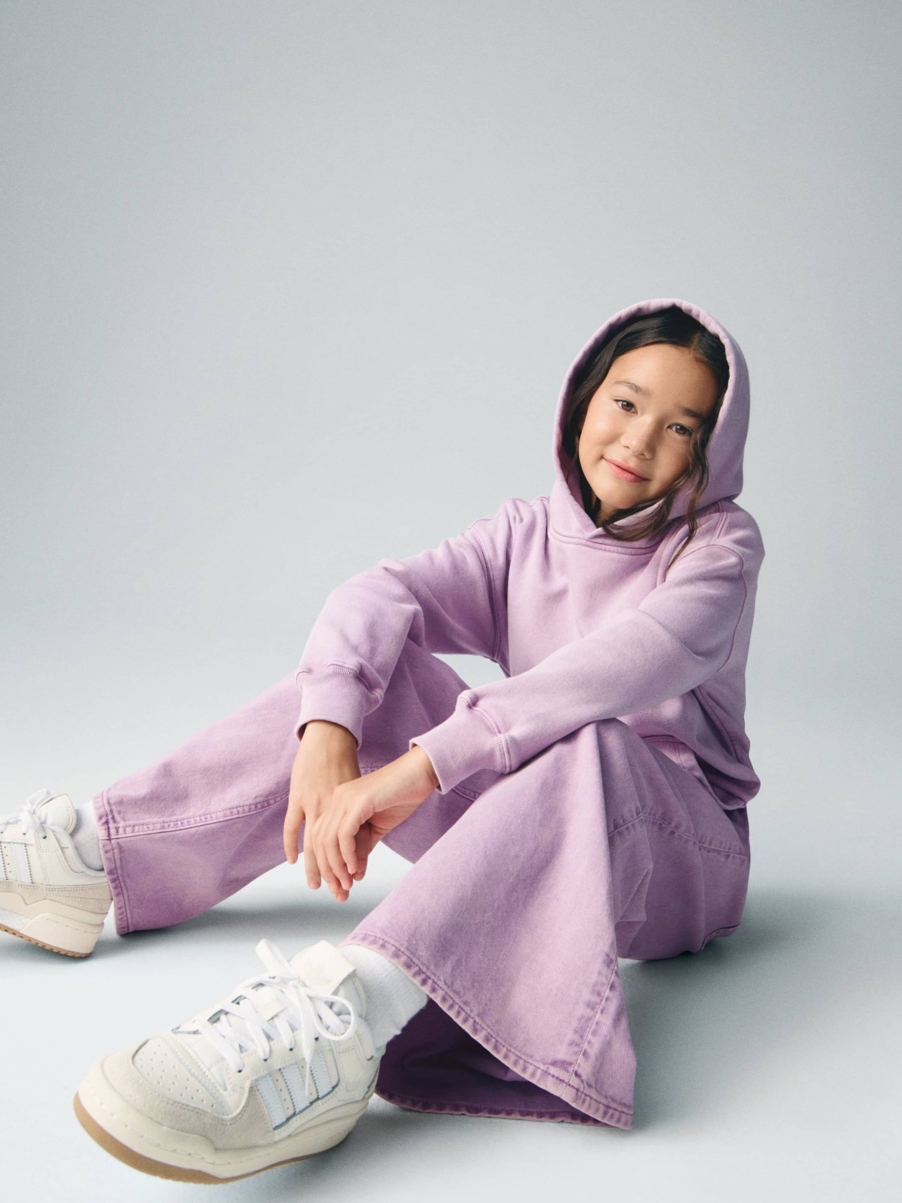 Purple Mid Rise Baggy Jeans (5-13yrs) - Image 2 of 9