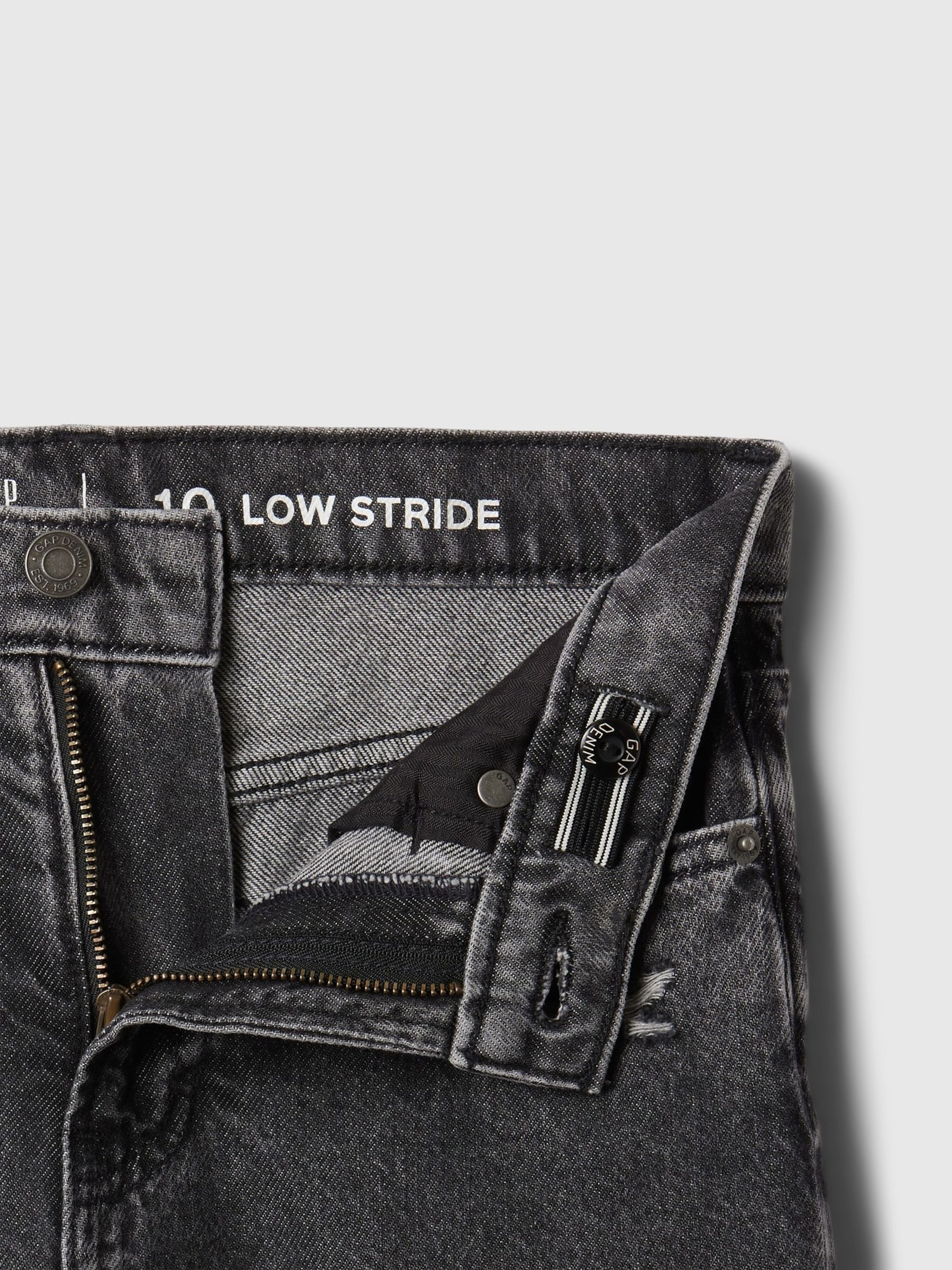 Black Low Waisted Wide Leg Jeans (5-13yrs) - Image 5 of 6