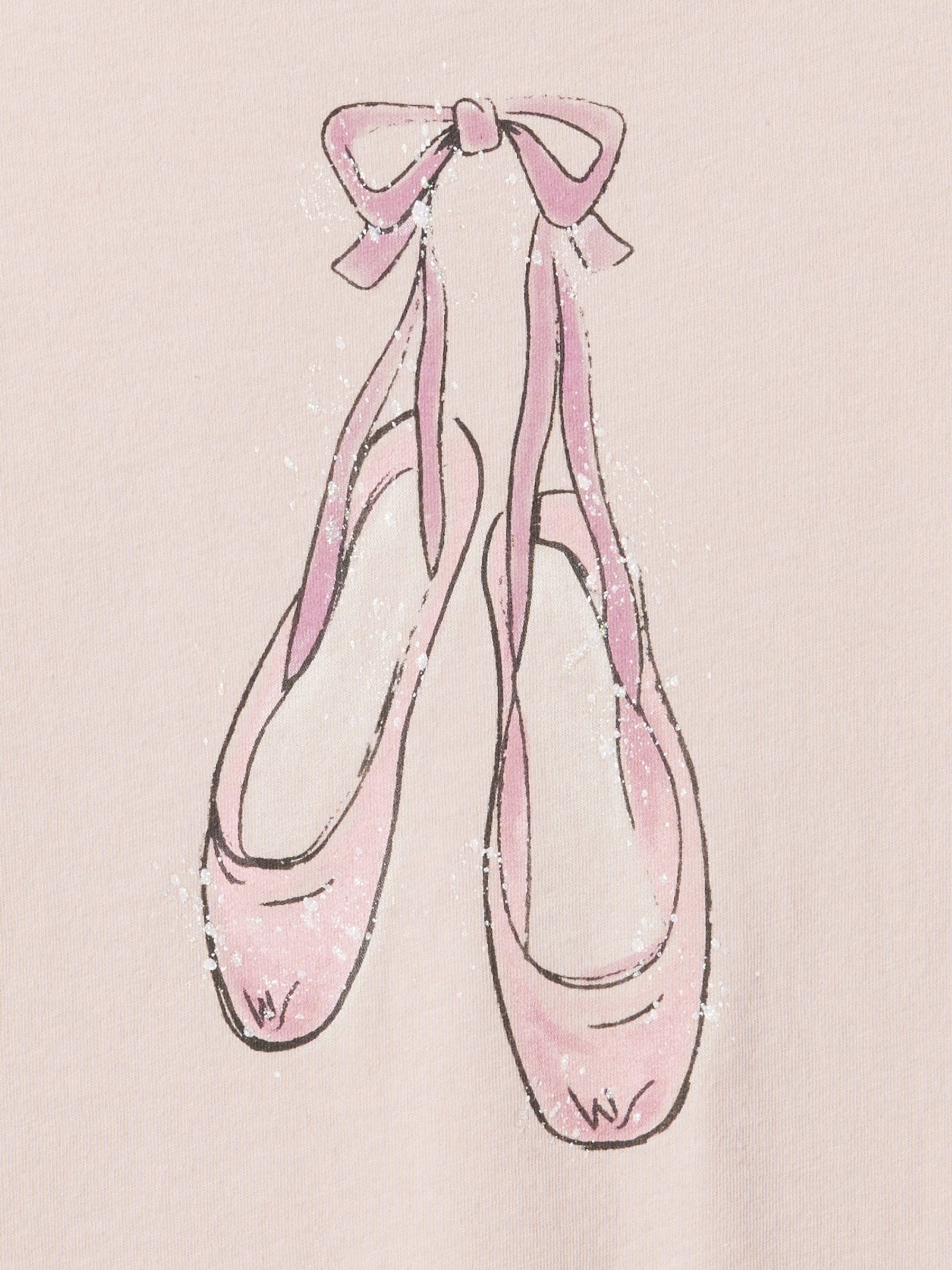 Pink Ballet Brannan Bear Graphic T-Shirt (4-13yrs) - Image 3 of 3