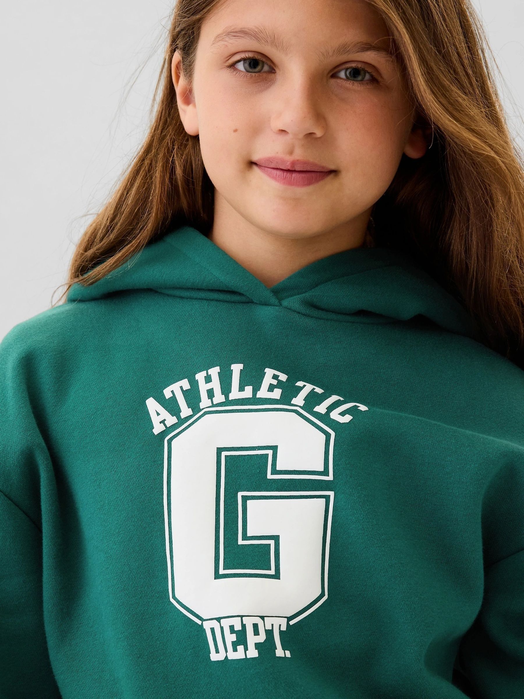 Green Athletic Logo Hoodie - Image 3 of 4