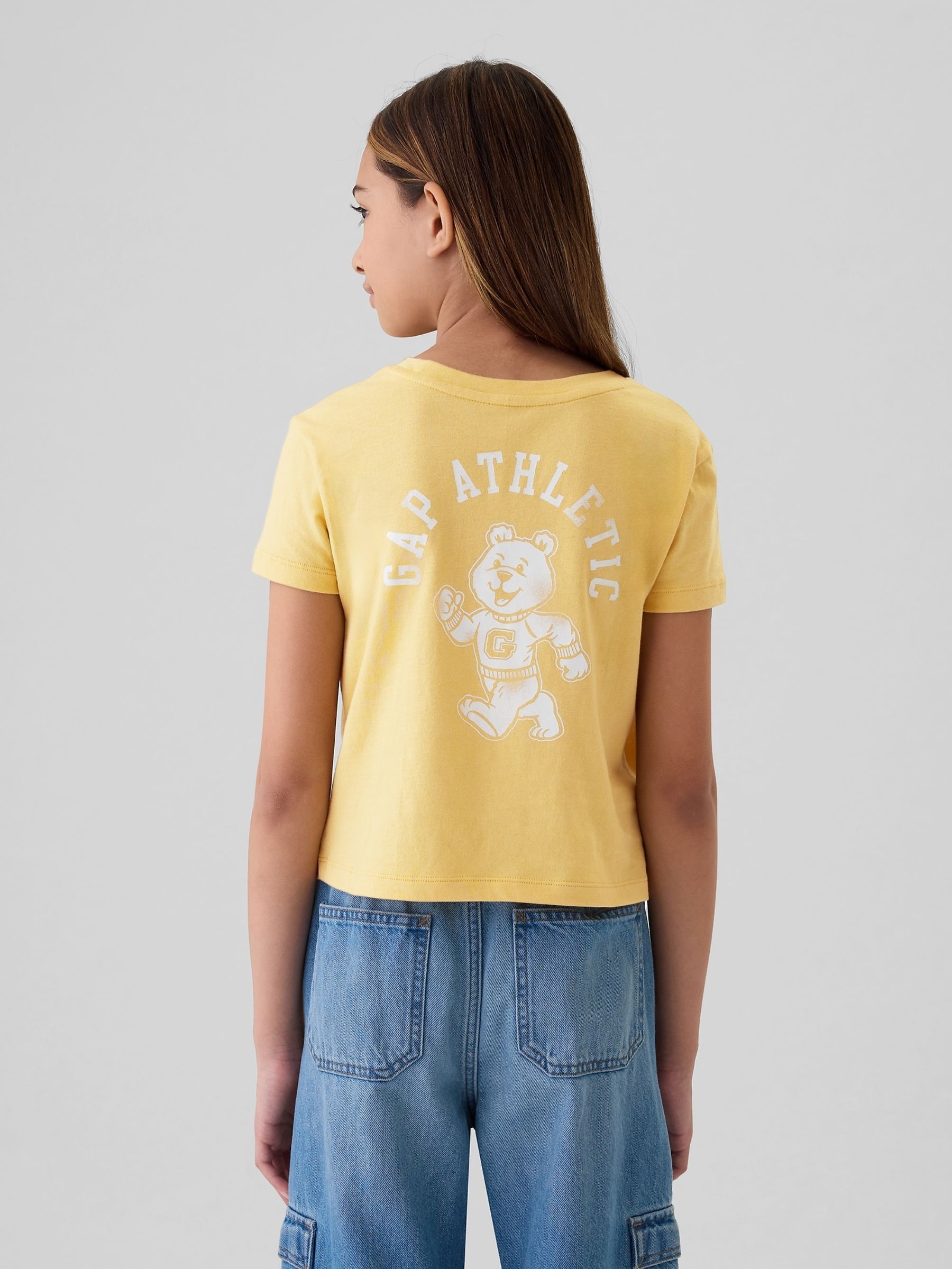 Yellow Brannan Bear Graphic T-Shirt (4-13yrs) - Image 2 of 4