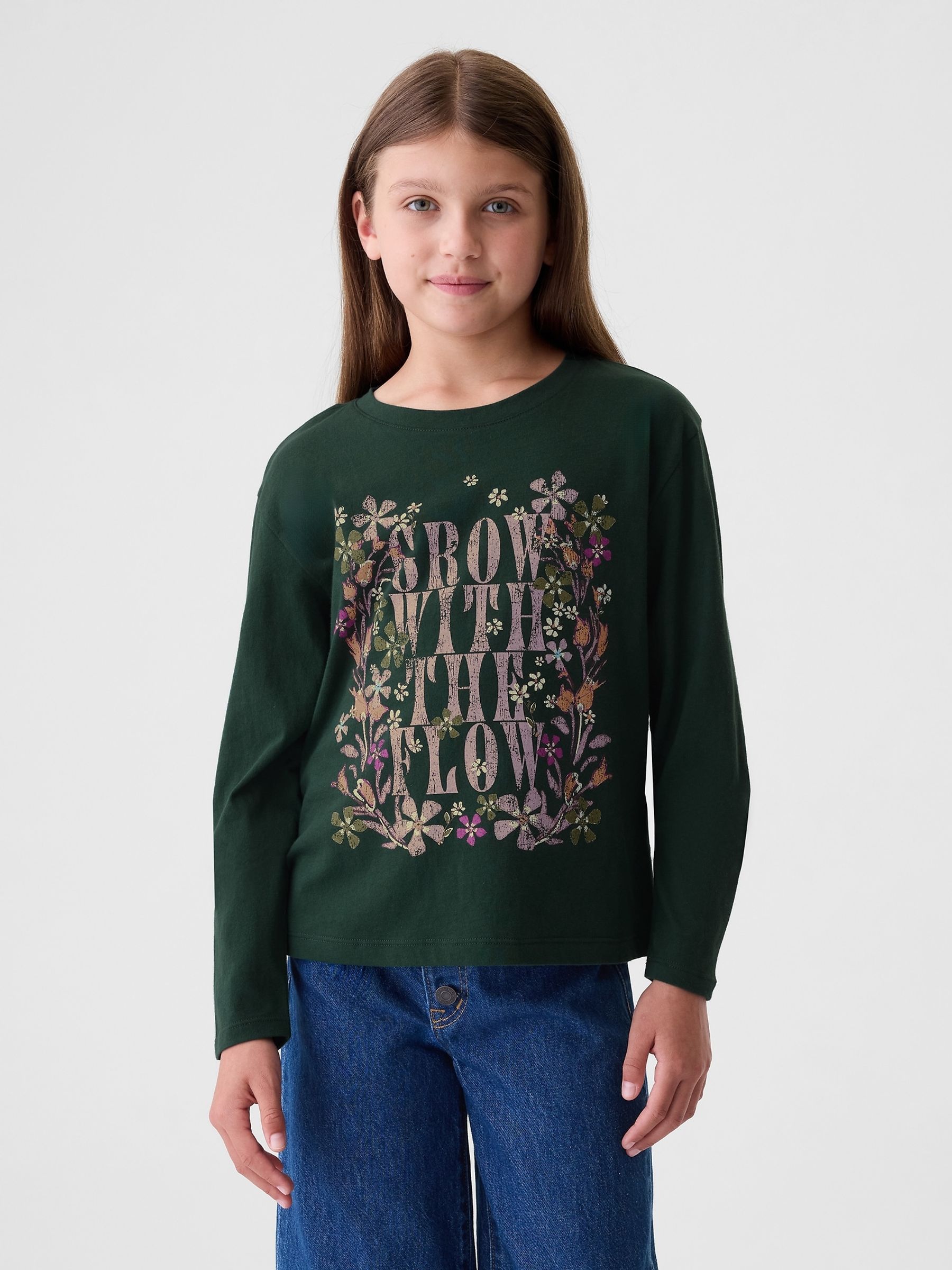 Green Graphic T-Shirt (4-13yrs) - Image 1 of 4
