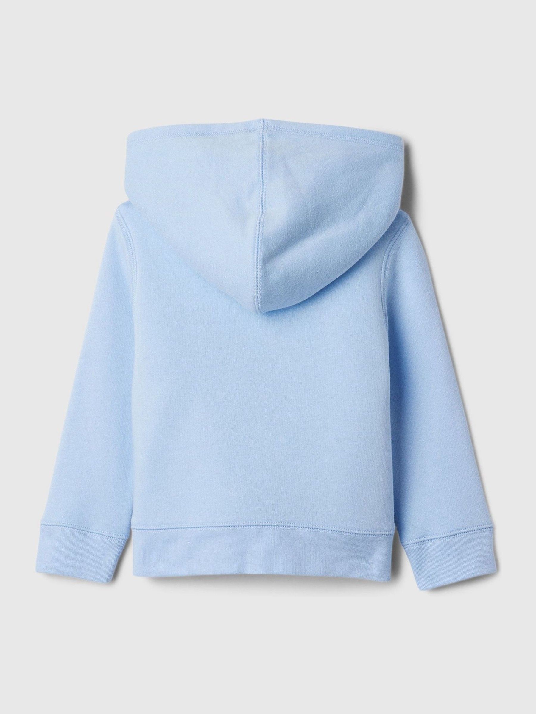 Blue Logo Sherpa-Lined Zip Hoodie (6mths-5yrs) - Image 2 of 2