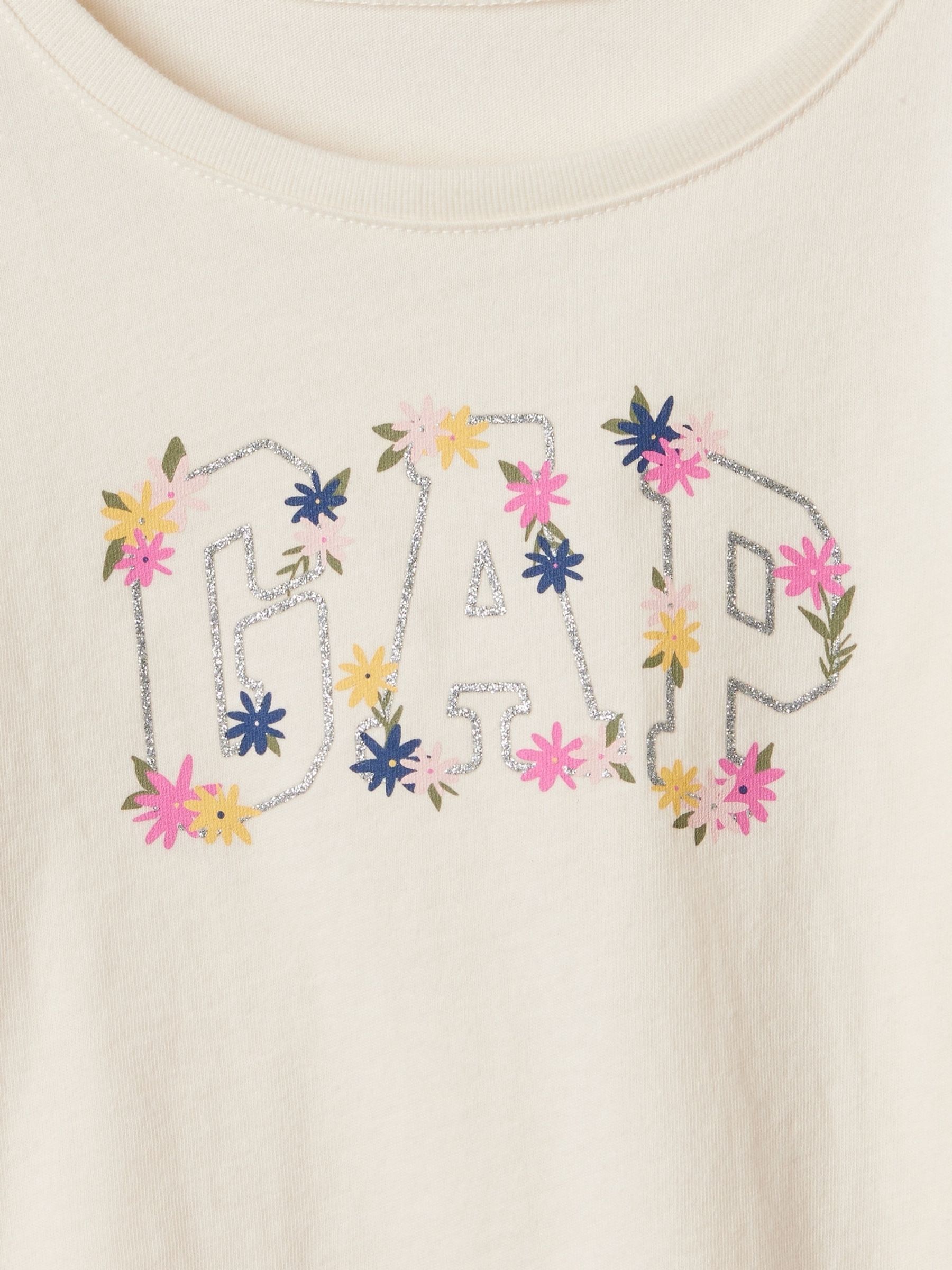 Cream Long Sleeve Logo Graphic T-Shirt (6mths-5yrs) - Image 5 of 6