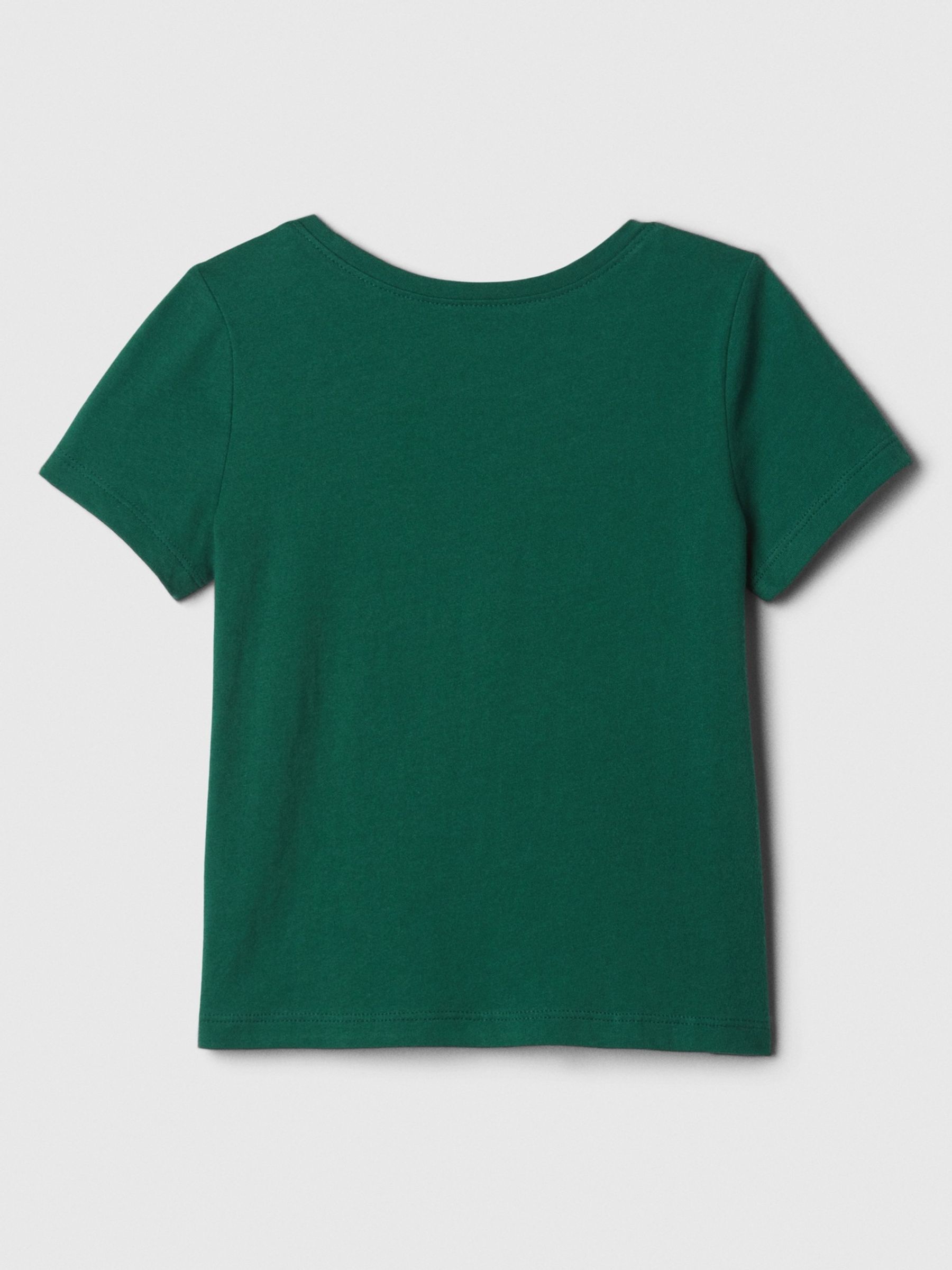 Green Logo Graphic Short Sleeve T-Shirt (6mths-5yrs) - Image 2 of 3