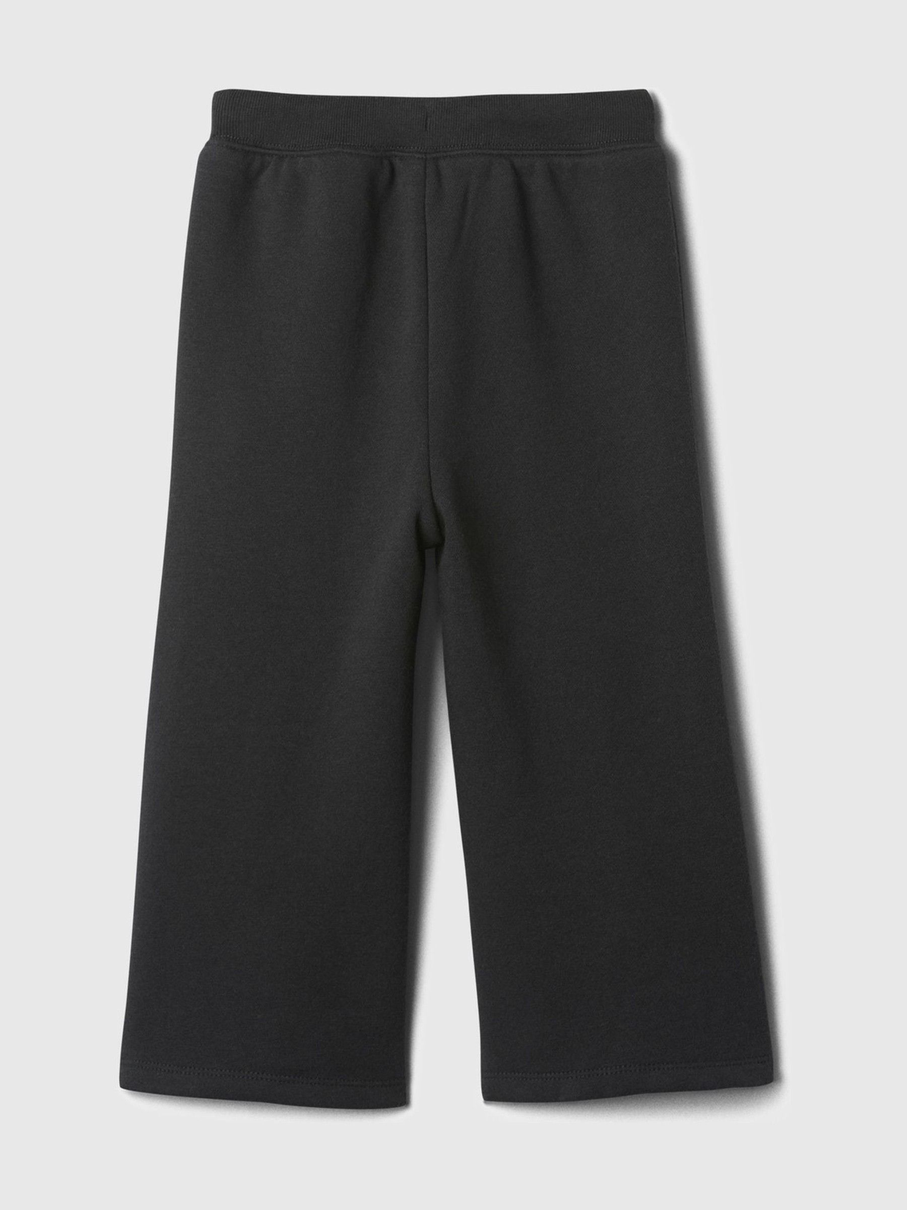 Black Halloween Cat Logo Wide-Leg Pull On Trousers (6mths-5yrs) - Image 2 of 3
