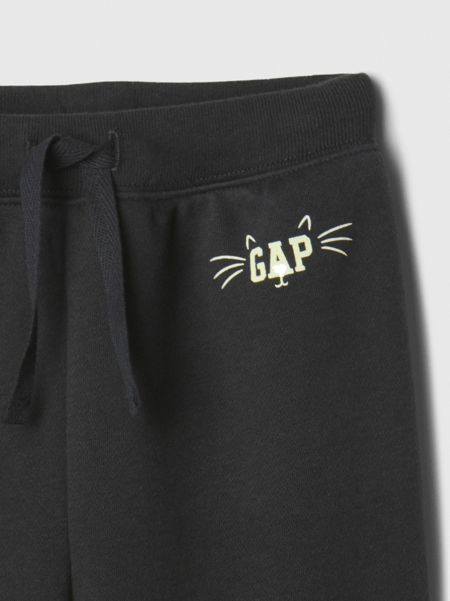 Black Halloween Cat Logo Wide-Leg Pull On Trousers (6mths-5yrs) - Image 3 of 3