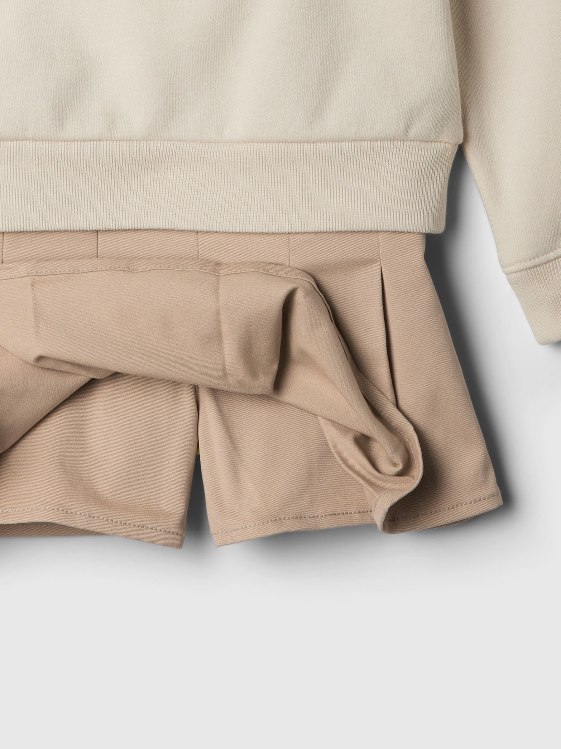 Brown Sweat Top and Skort Set (6mths-5yrs) - Image 3 of 3