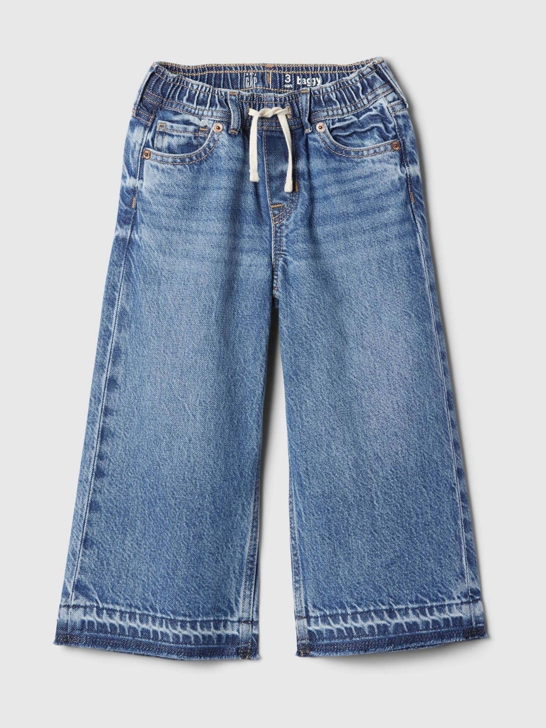 Blue Soft Pull On Baggy Jeans (6mths-5yrs) - Image 1 of 4
