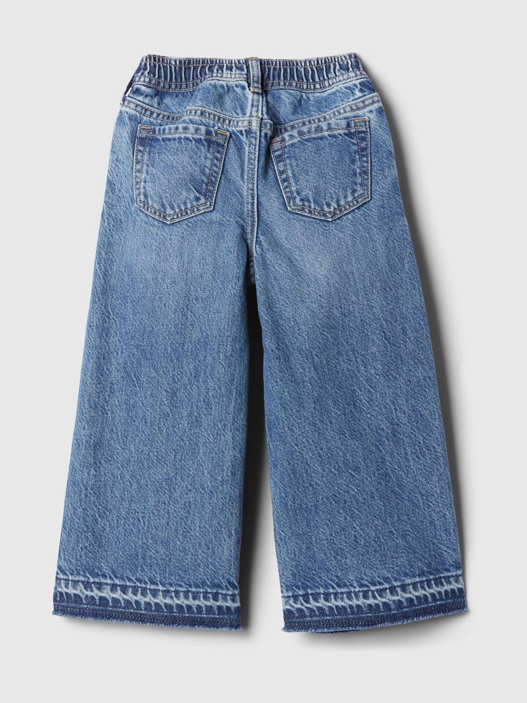 Blue Soft Pull On Baggy Jeans (6mths-5yrs) - Image 2 of 4