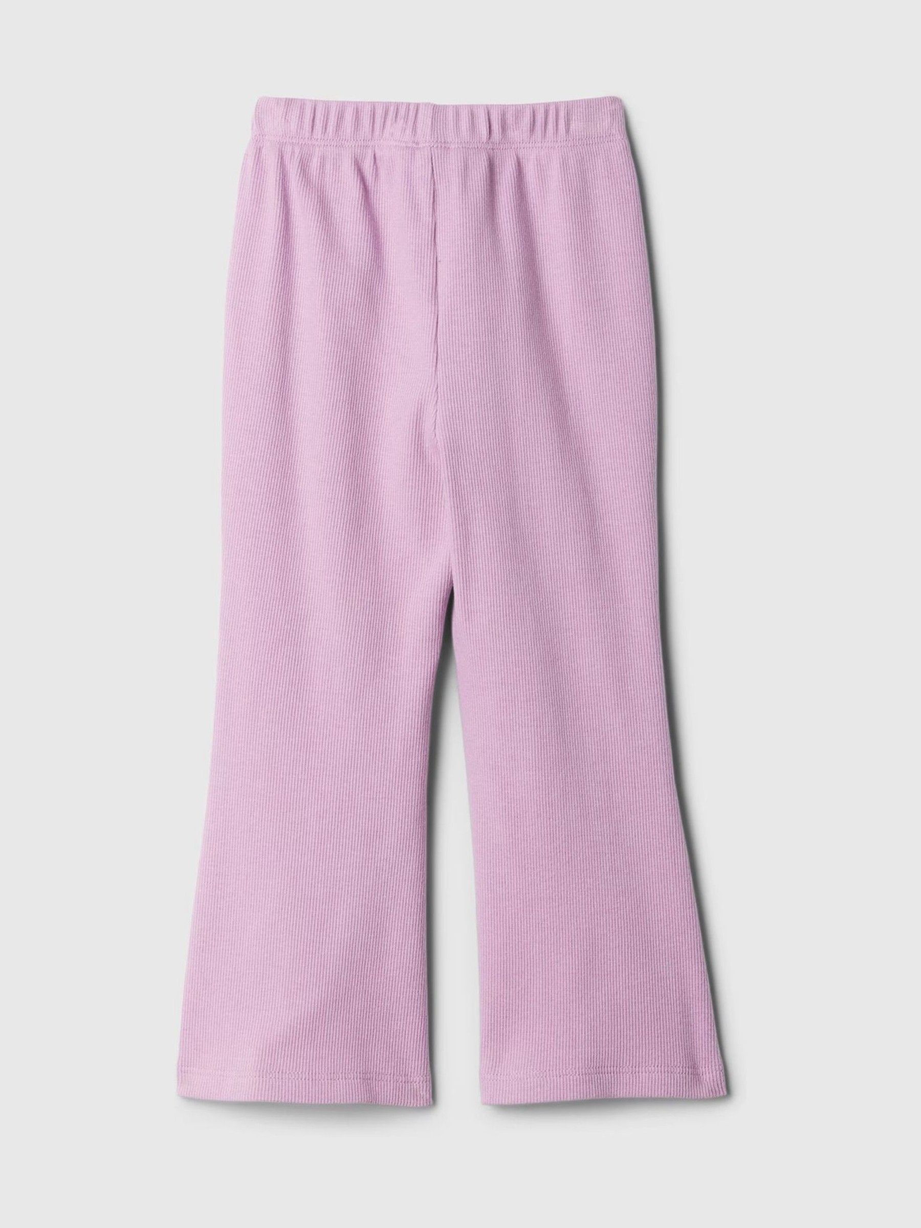 Purple Flare Basic Cotton Leggings (6mths-5yrs) - Image 2 of 3
