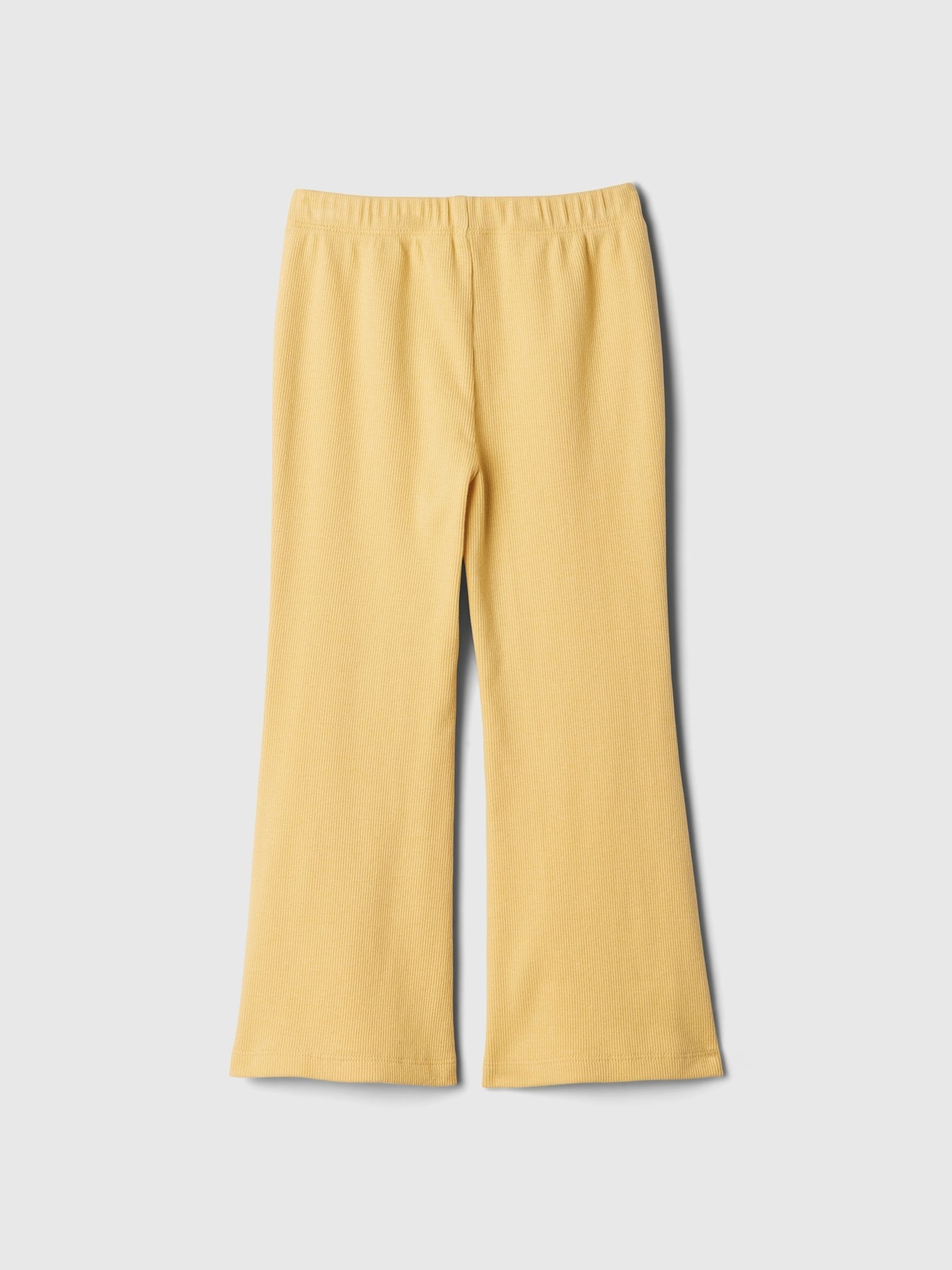 Yellow Flare Basic Cotton Leggings (6mths-5yrs) - Image 1 of 2