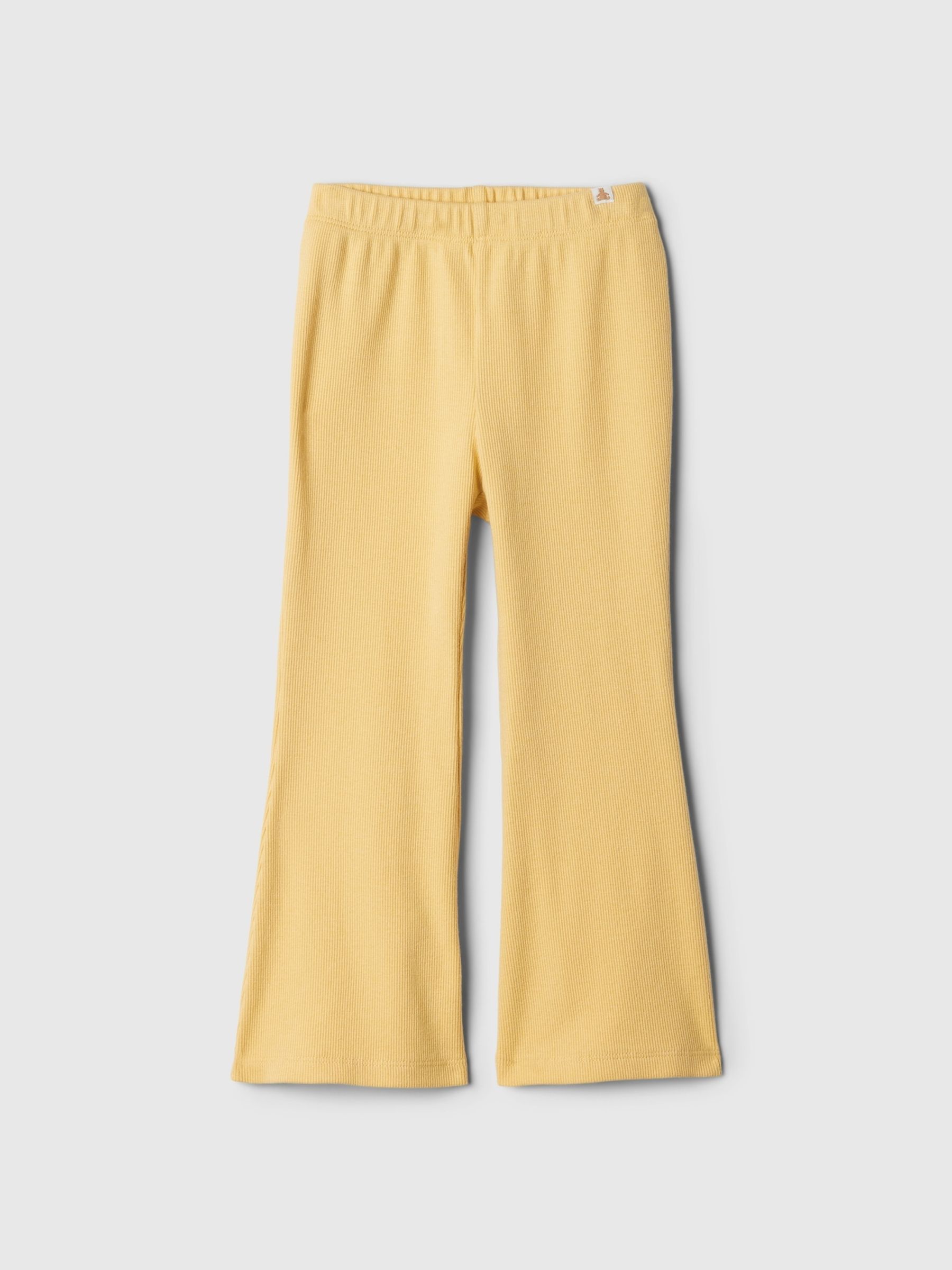 Yellow Flare Basic Cotton Leggings (6mths-5yrs) - Image 2 of 2