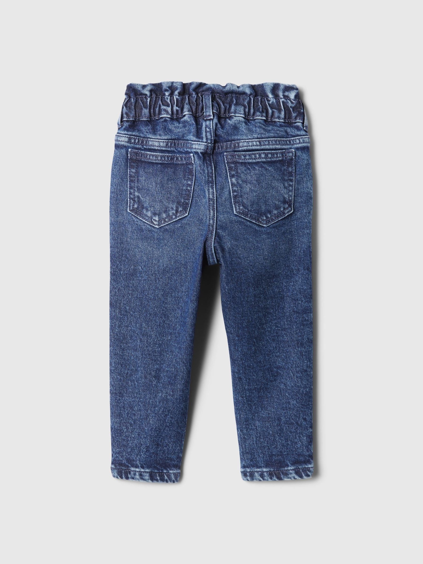 Blue Ruffle Mom Jeans (6mnths-5yrs) - Image 2 of 3