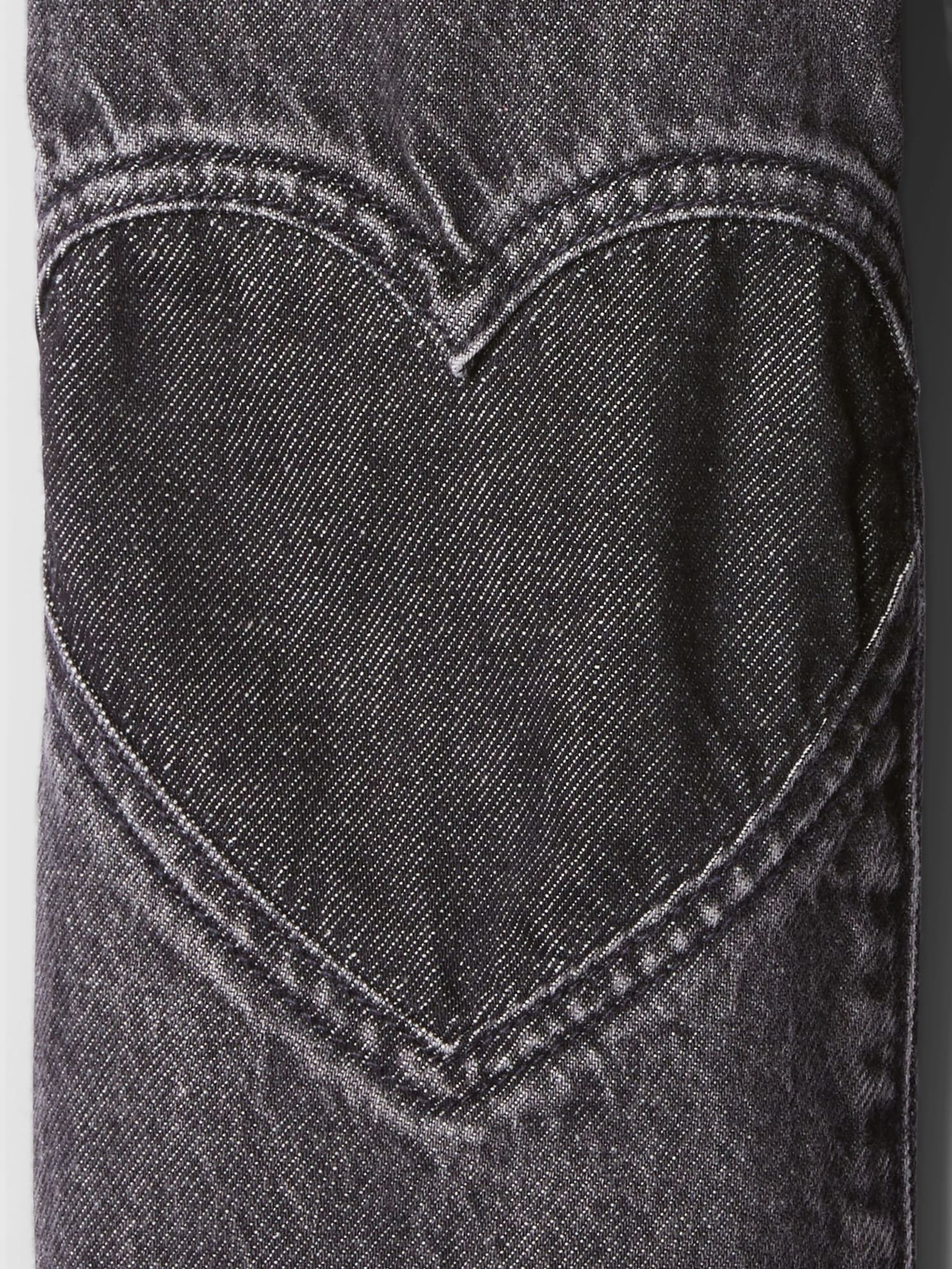 Black Pull On Wide Jeans (6mths-5yrs) - Image 3 of 4