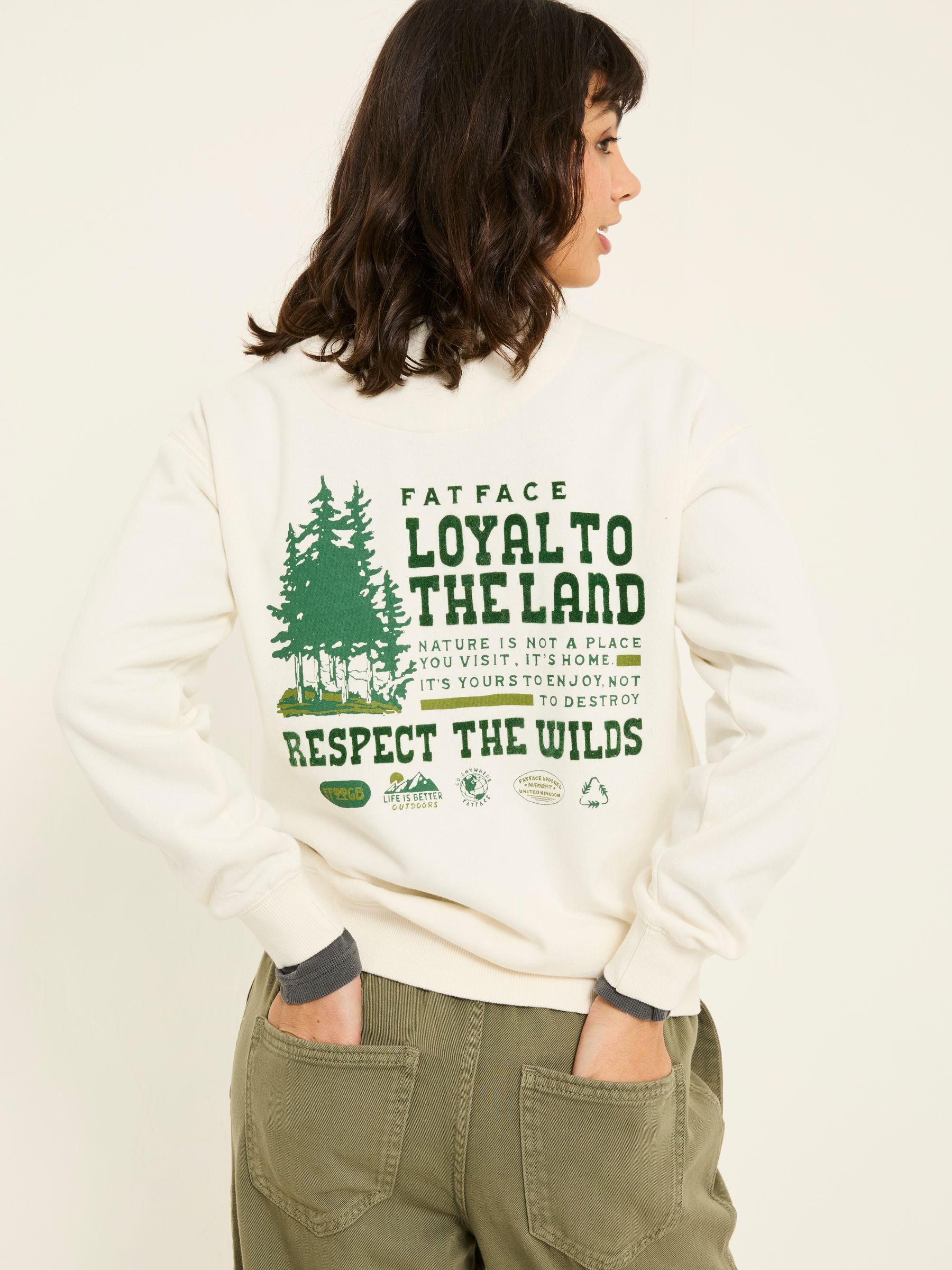 Georgia Ivory Wilding Graphic Sweater - Image 2 of 6