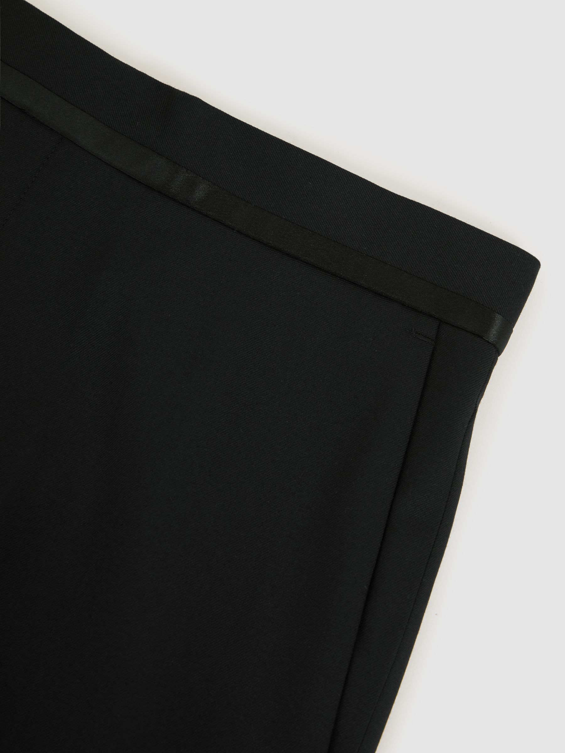 Wool-Blend Slim-Fit Tuxedo Trousers in Black - Image 7 of 7