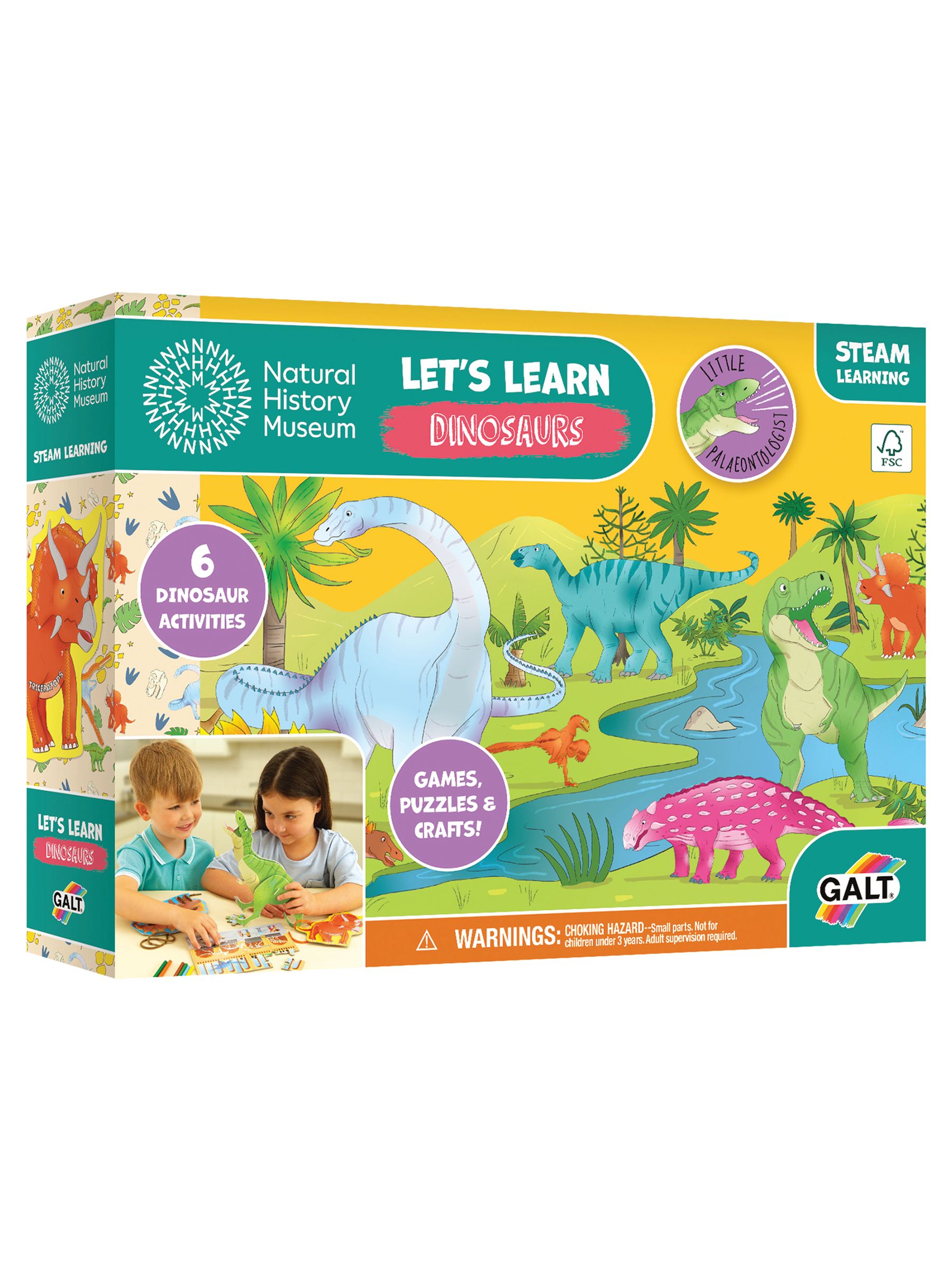 Galt Toys Natural History Museum Let's Learn Dino's - Image 3 of 6