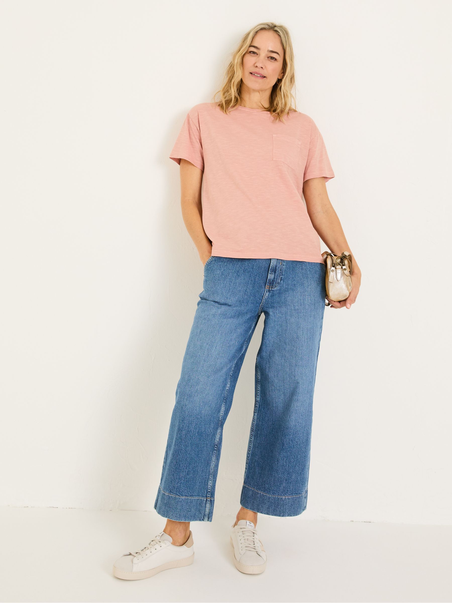 Lily Nude Pink 100% Cotton T-Shirt - Image 3 of 10