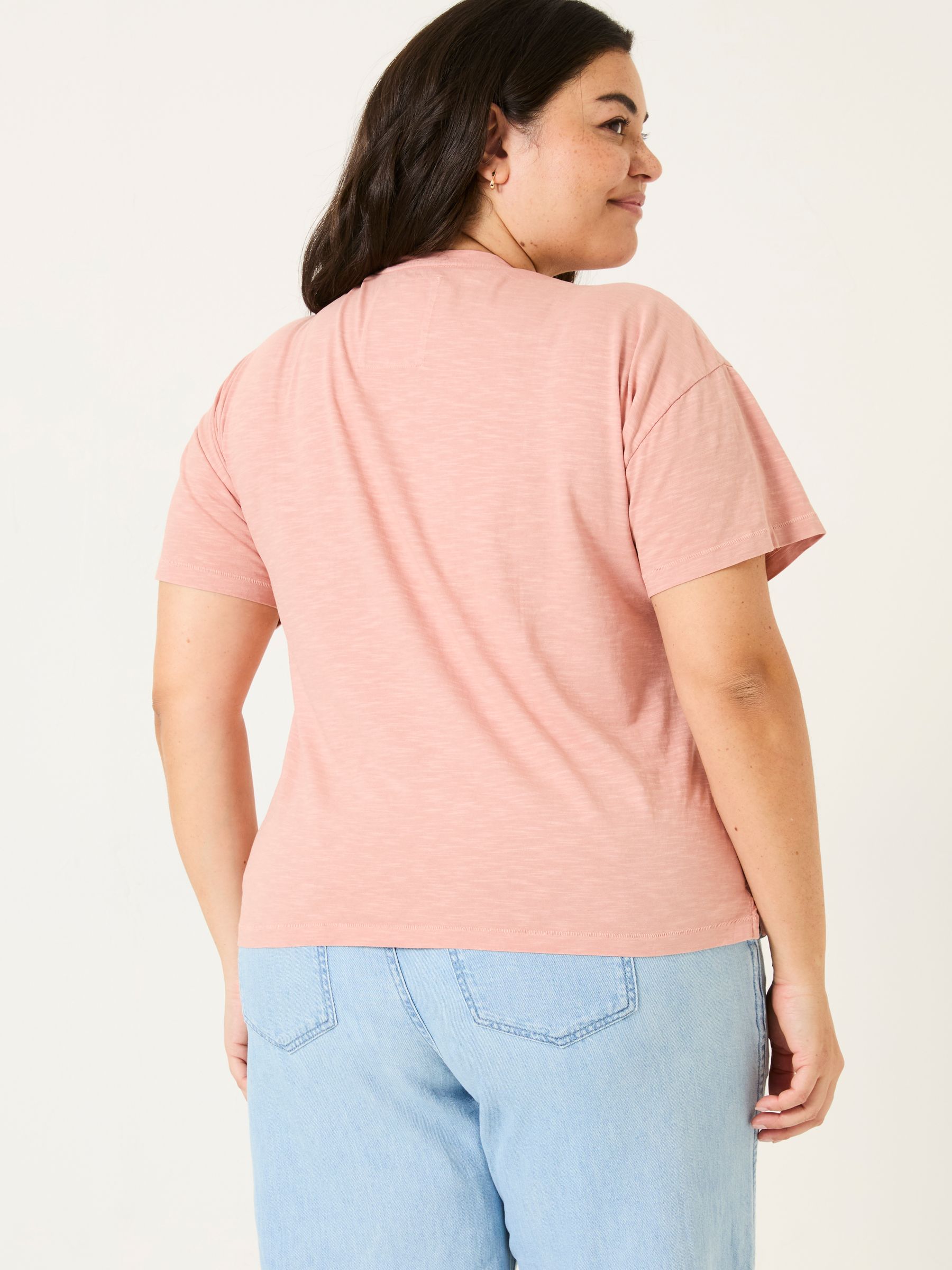Lily Nude Pink 100% Cotton T-Shirt - Image 6 of 10