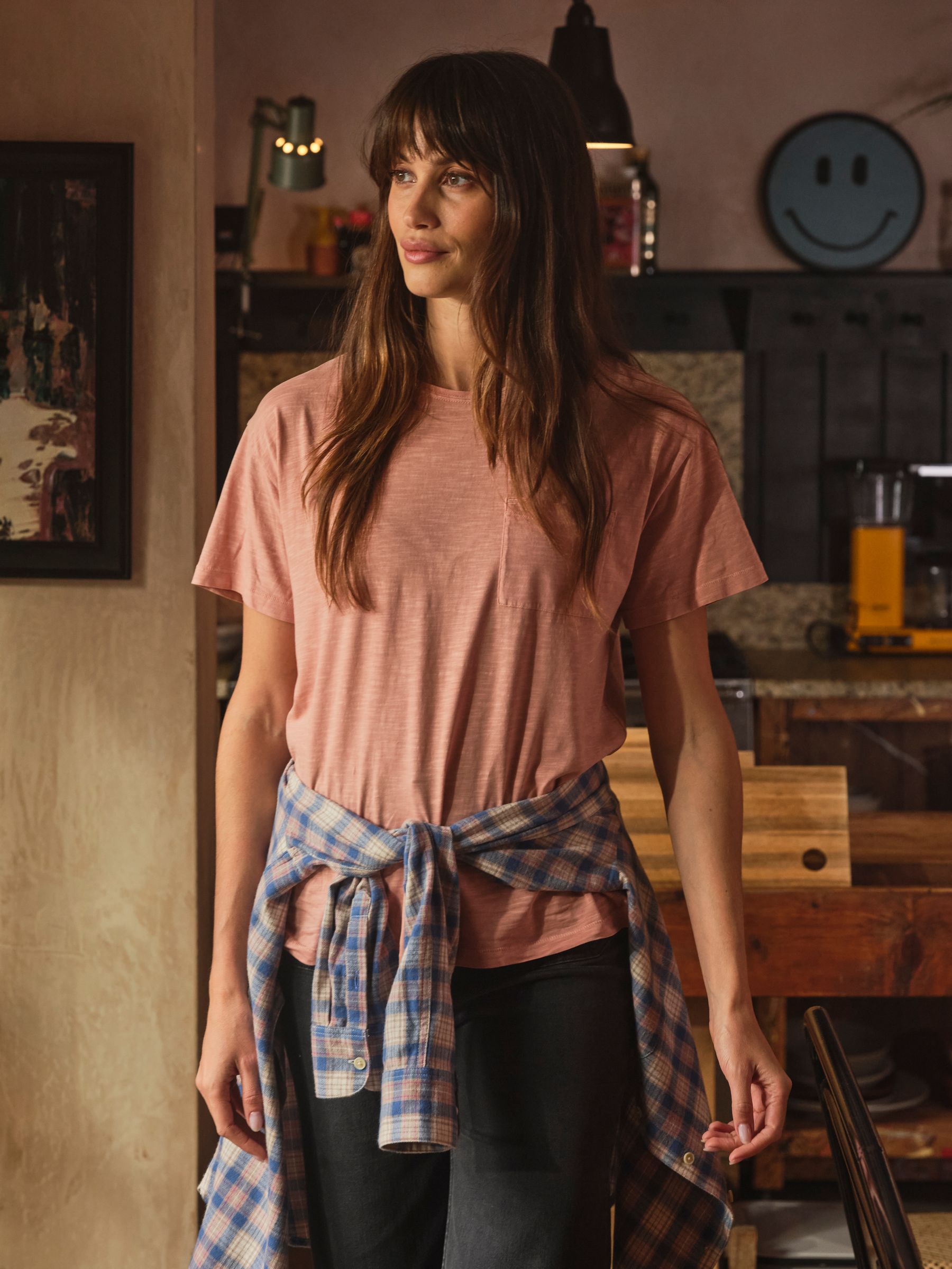 Lily Nude Pink 100% Cotton T-Shirt - Image 9 of 10