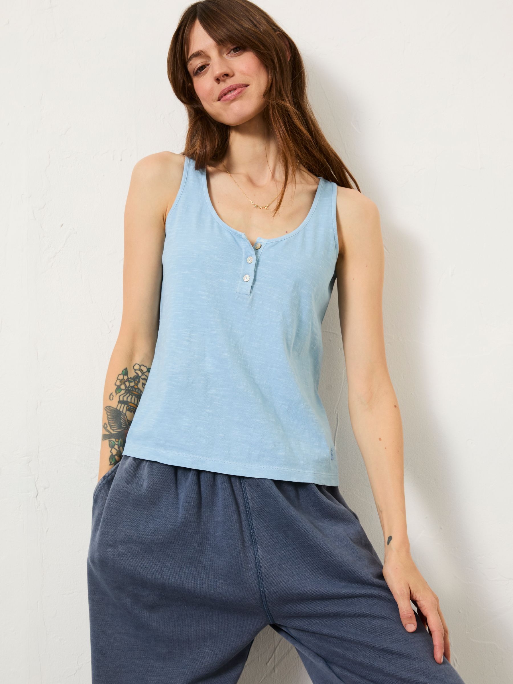 Blue Gigi Scoop Vest - Image 1 of 10