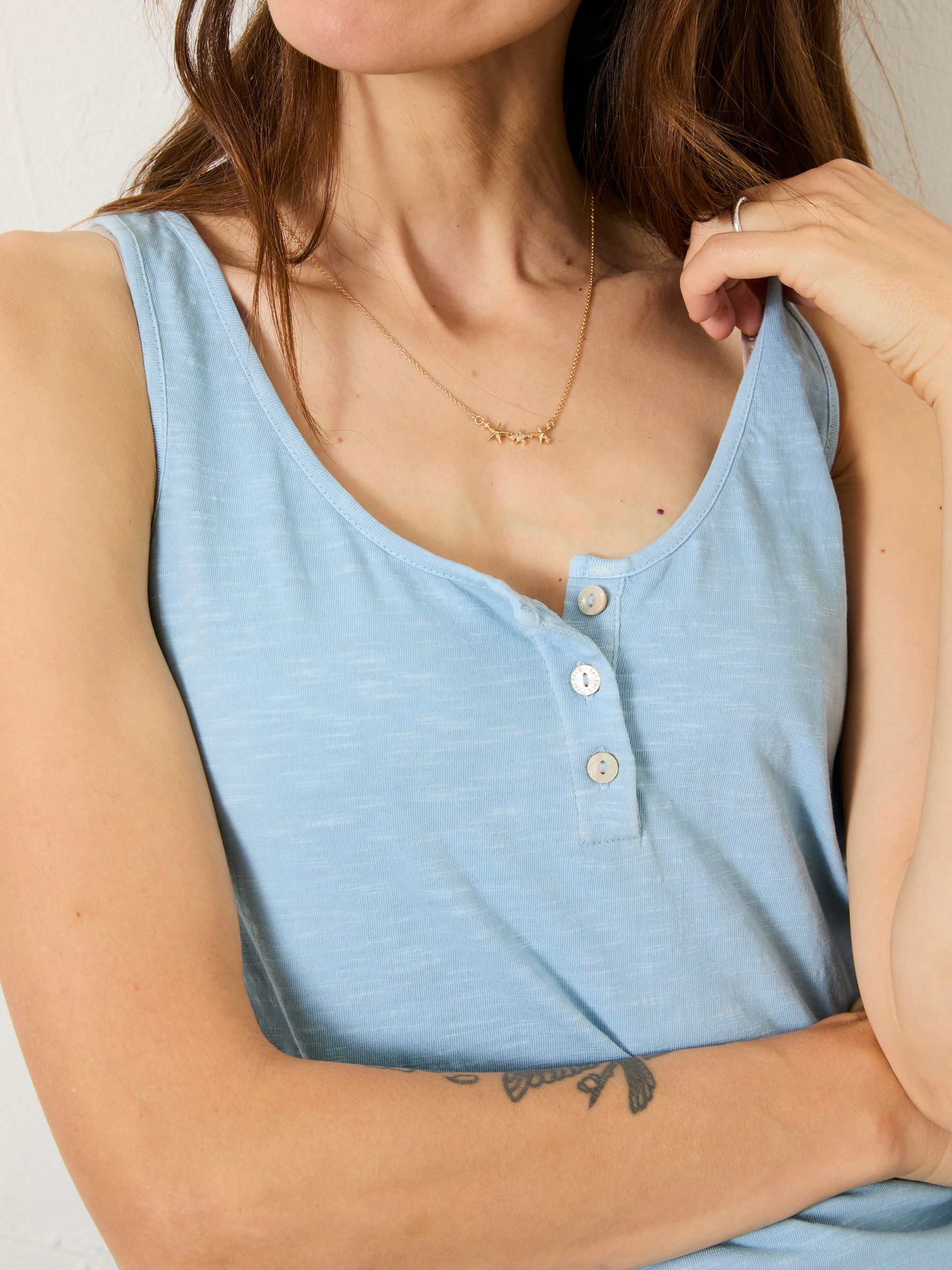 Blue Gigi Scoop Vest - Image 5 of 10
