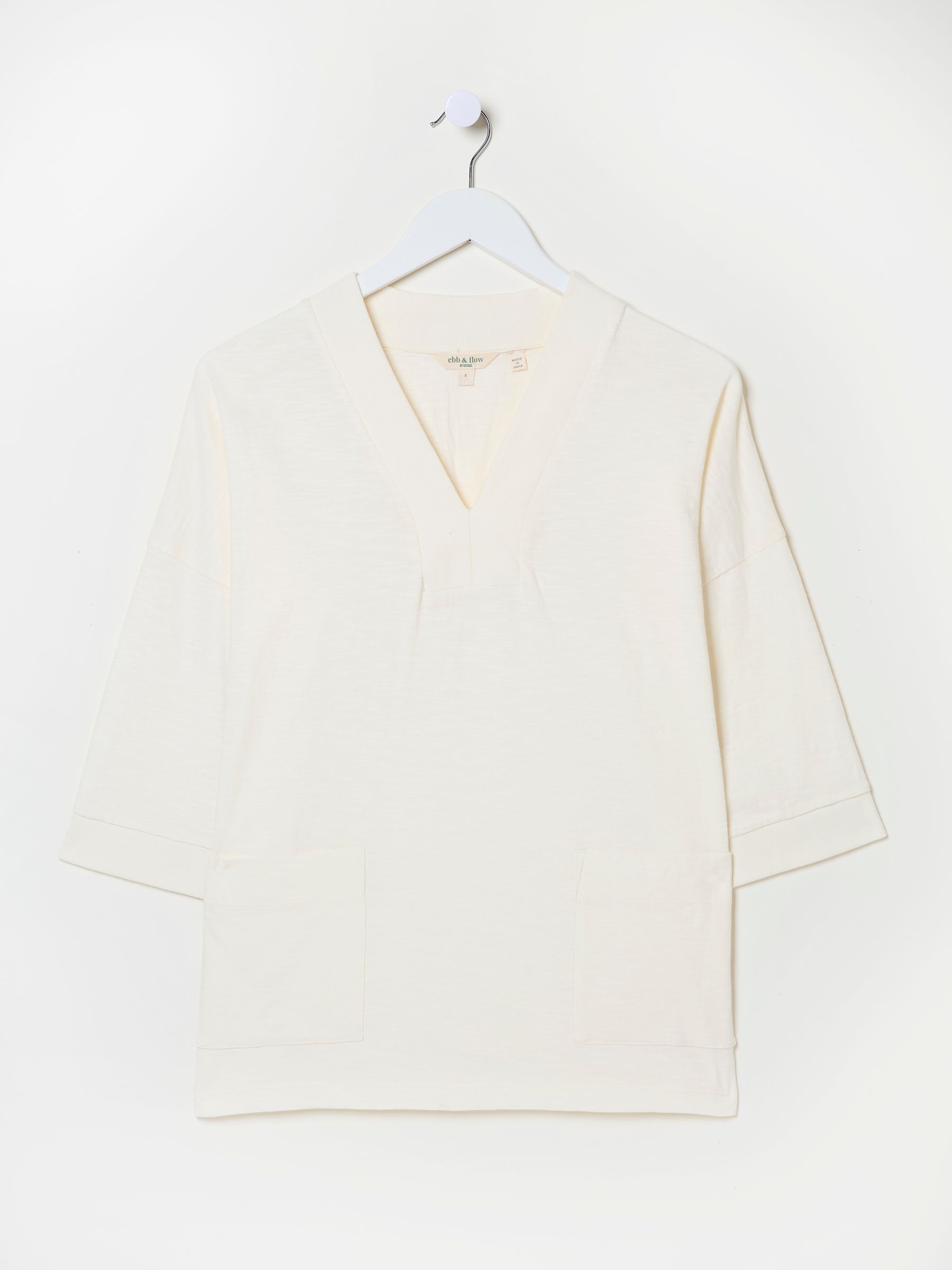 Ivory Mia V-Neck T-Shirt - Image 10 of 10