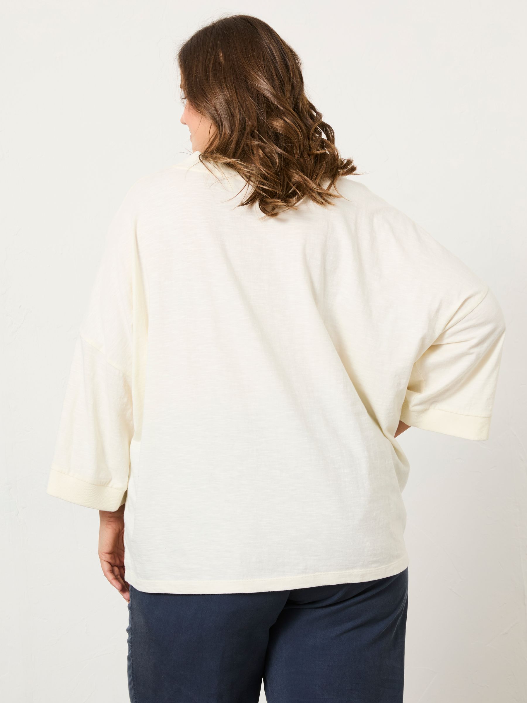 Ivory Mia V-Neck T-Shirt - Image 7 of 10