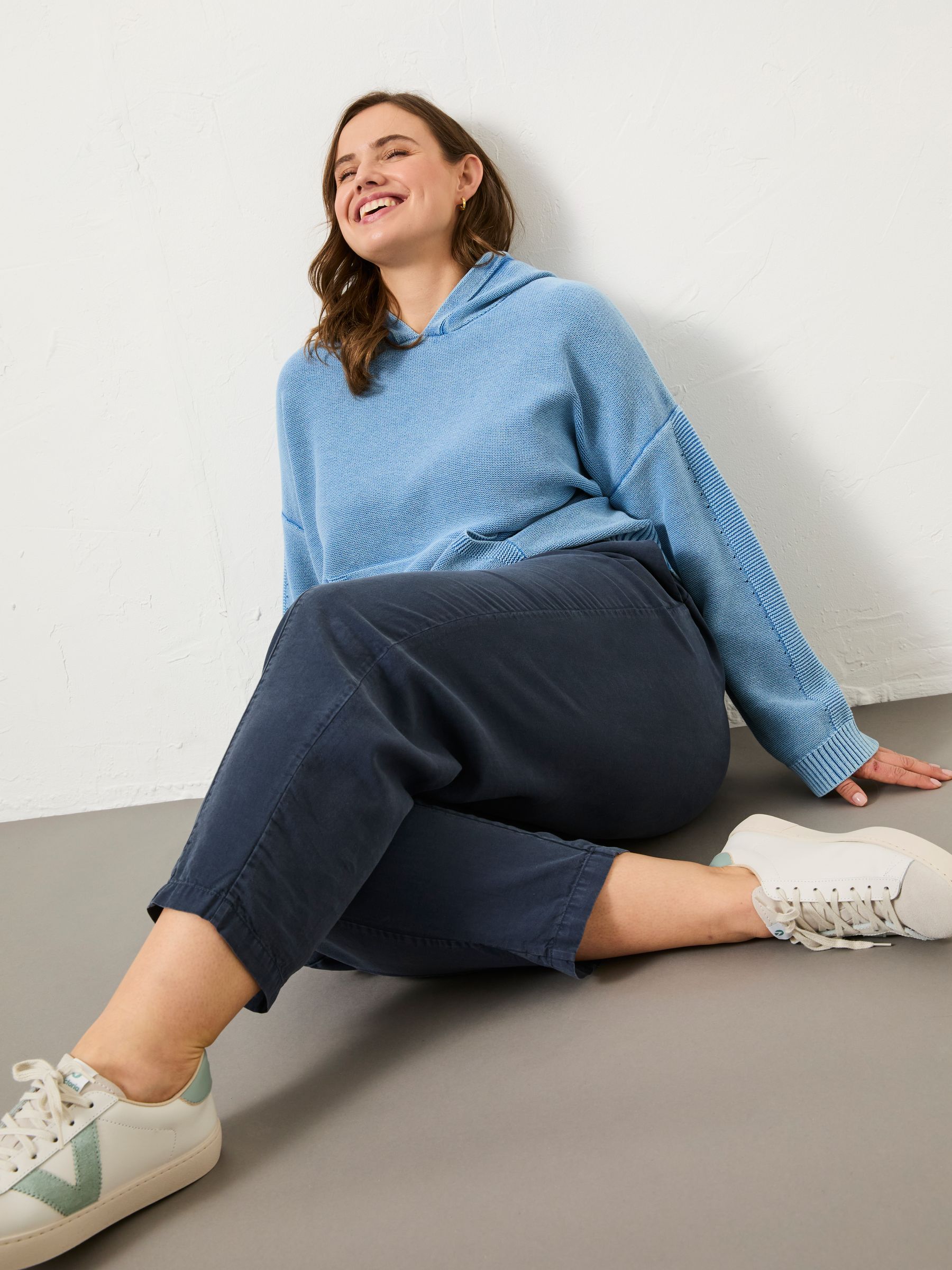 Navy Blue Tia Trousers - Image 7 of 10