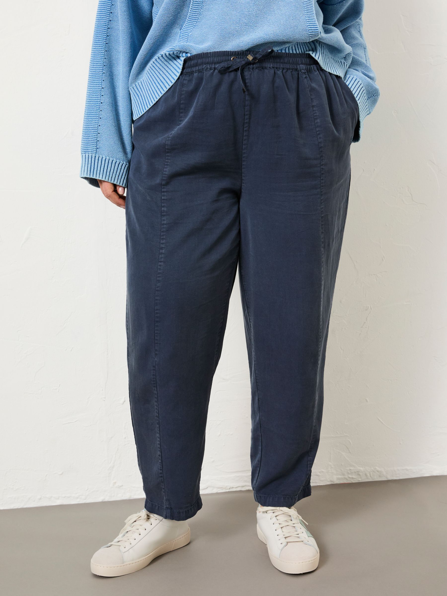 Navy Blue Tia Trousers - Image 8 of 10