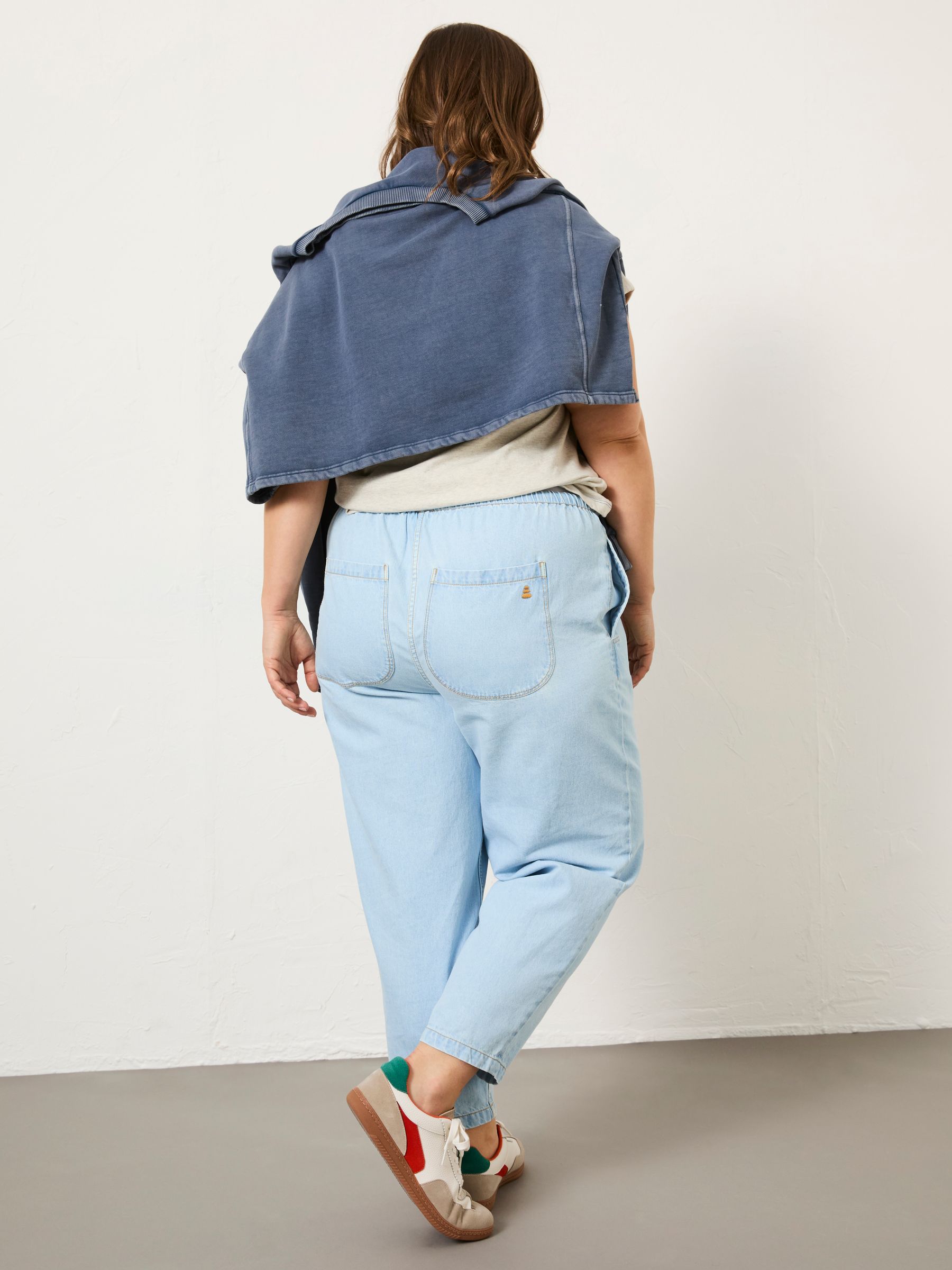 Chambray Blue Drew Trousers - Image 7 of 11