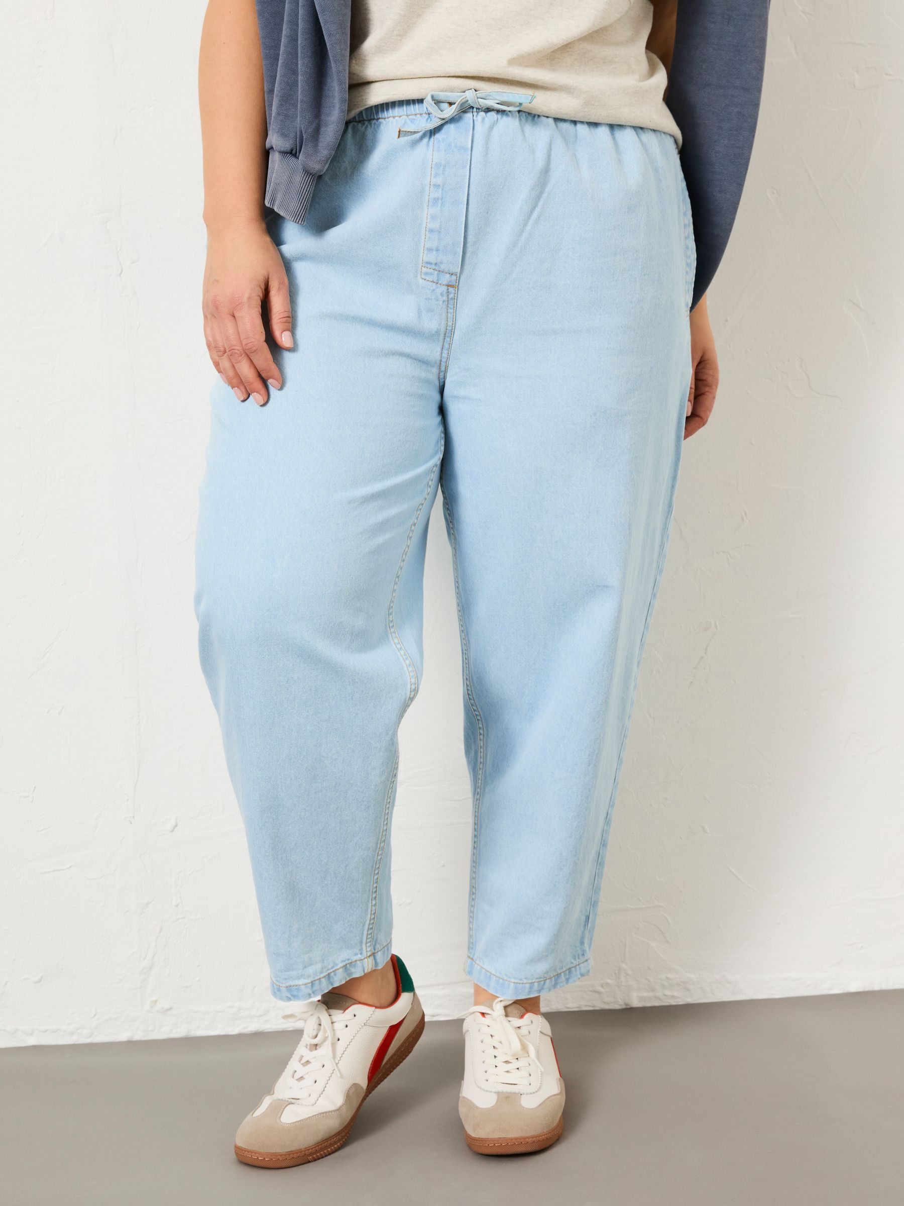Chambray Blue Drew Trousers - Image 9 of 11