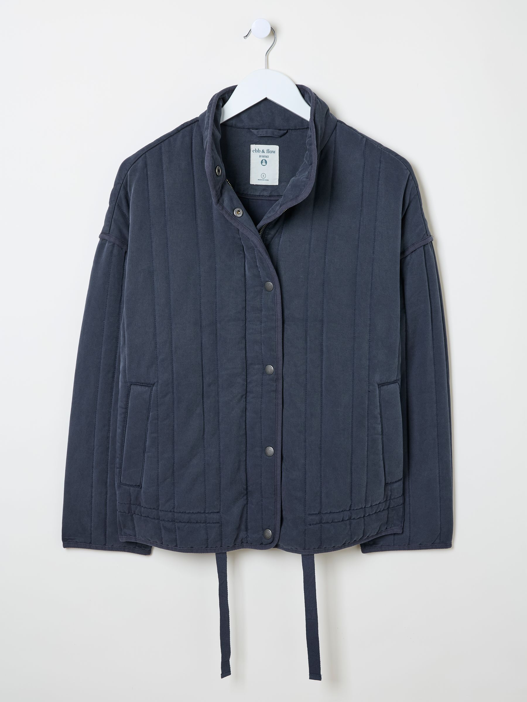 Navy Mabel Quilted Jacket - Image 10 of 10