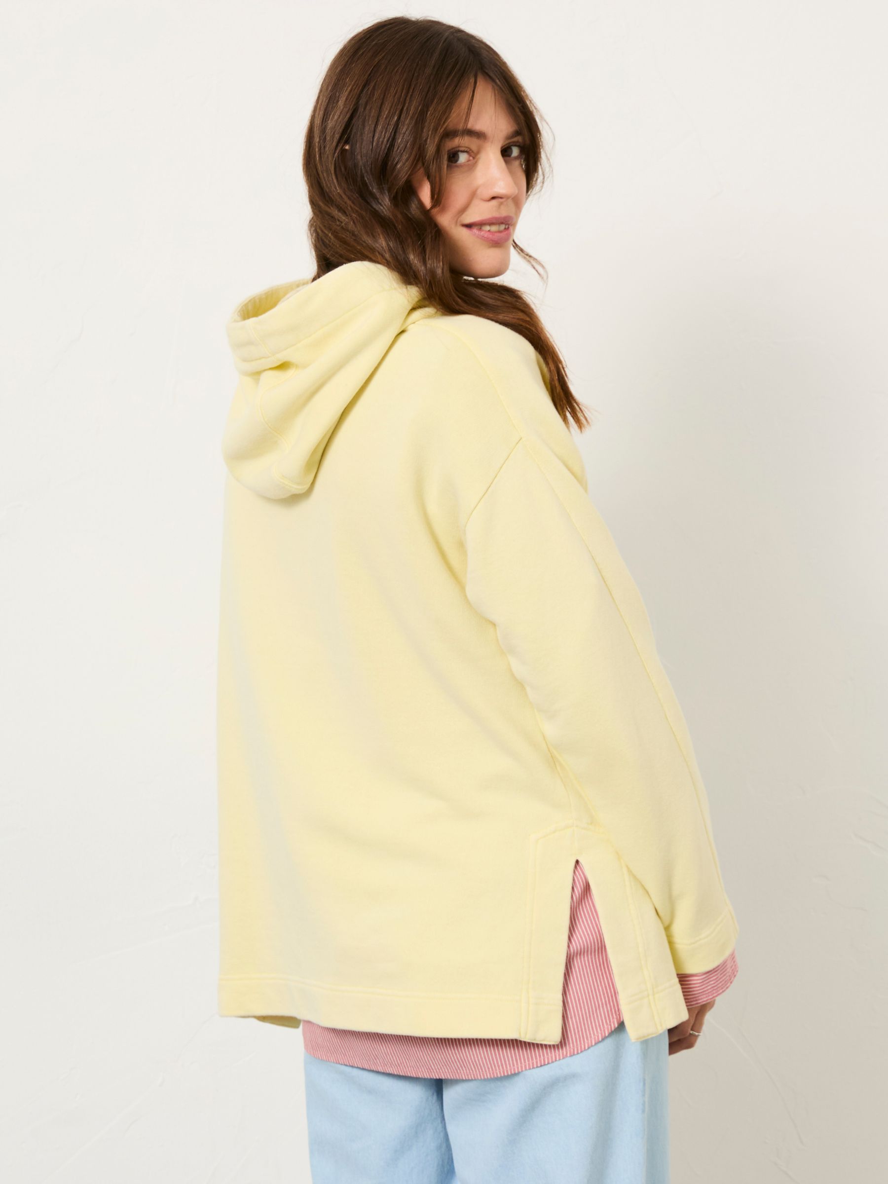 Luna Yellow 100% Cotton Hoodie - Image 2 of 11